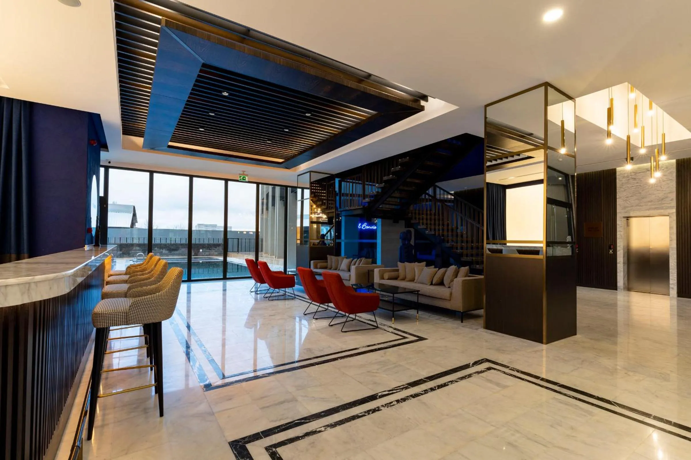 Lobby or reception in Hotel Bonvie