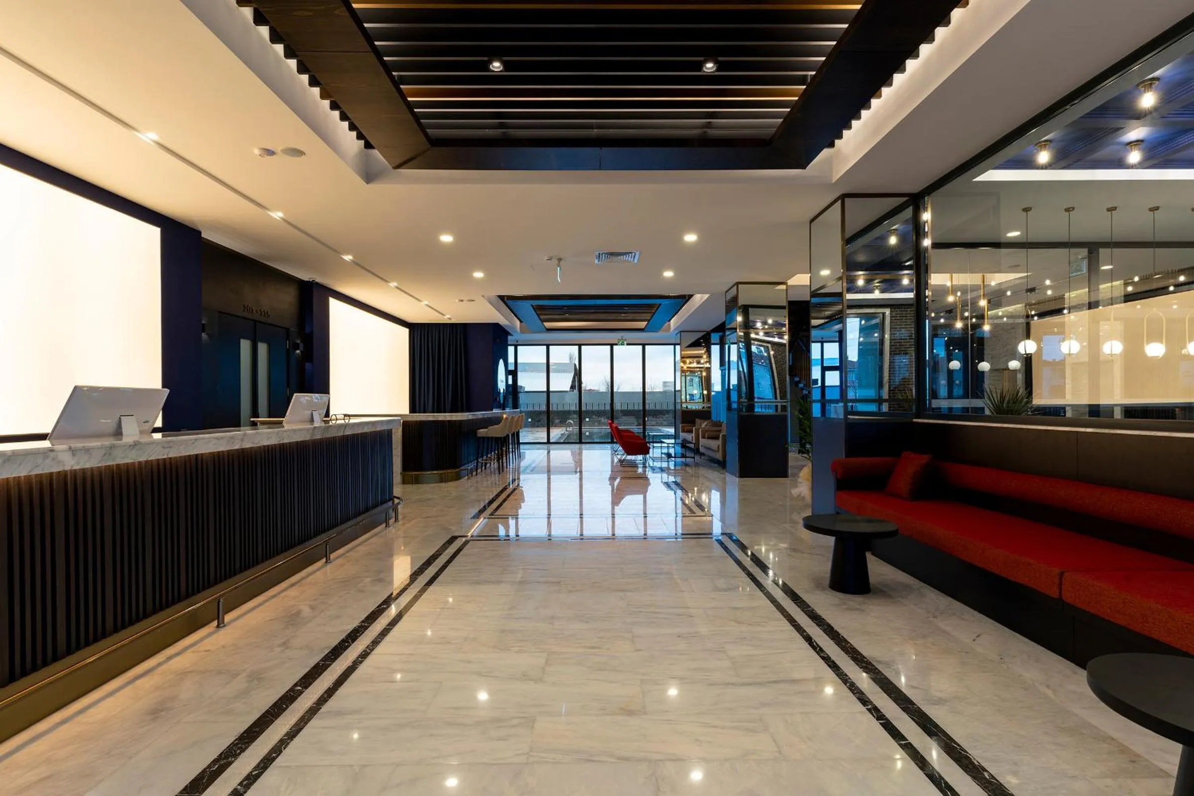 Lobby or reception in Hotel Bonvie