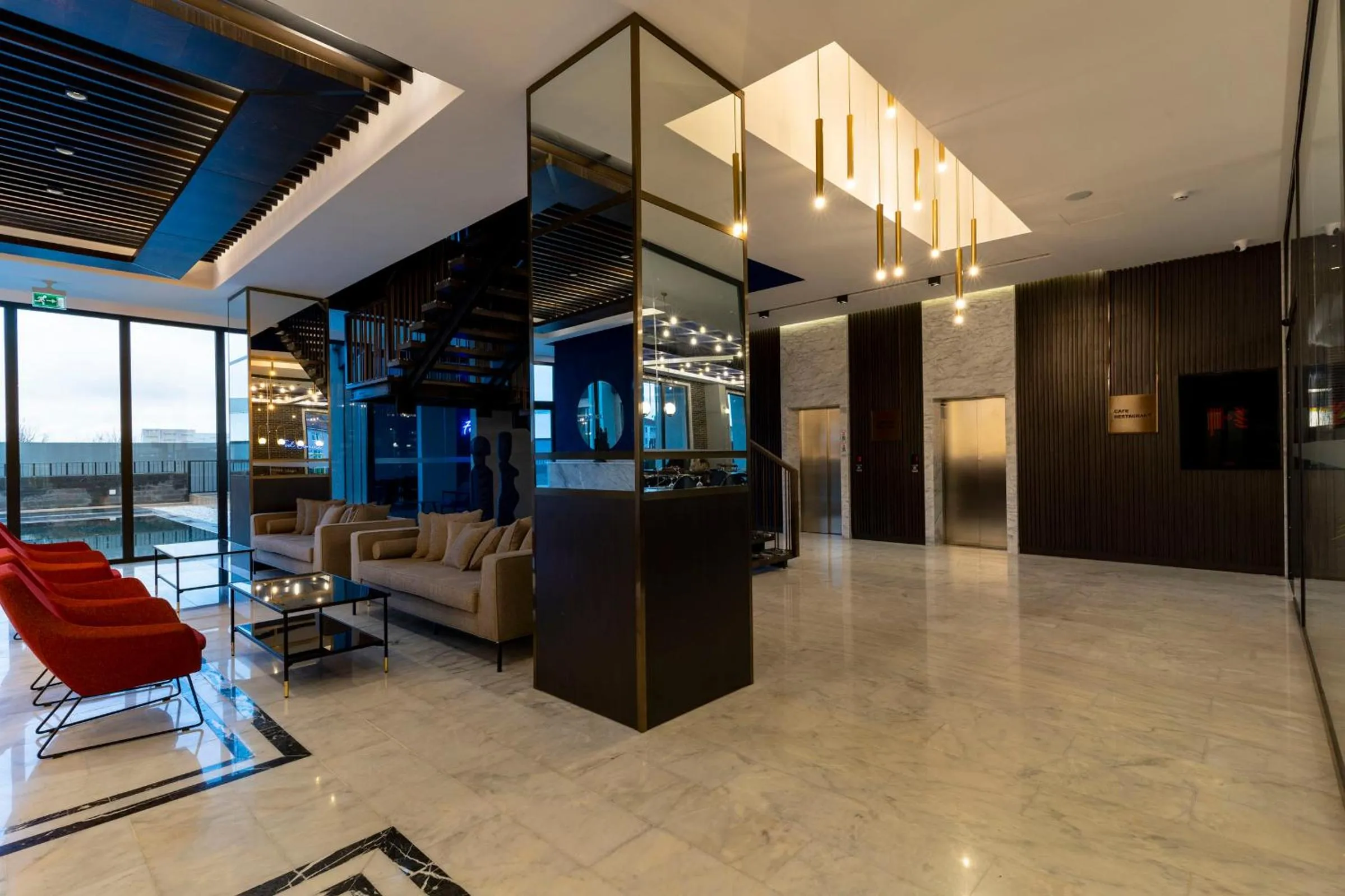 Lobby or reception in Hotel Bonvie