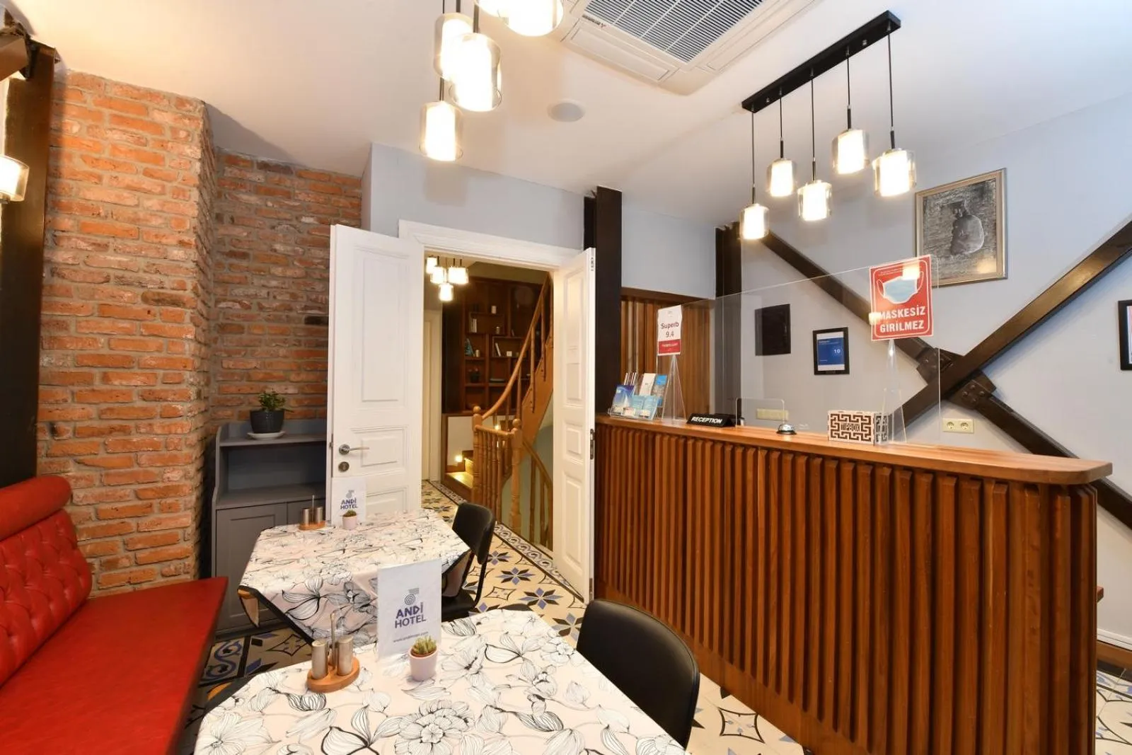 Lobby or reception in Andi Hotel