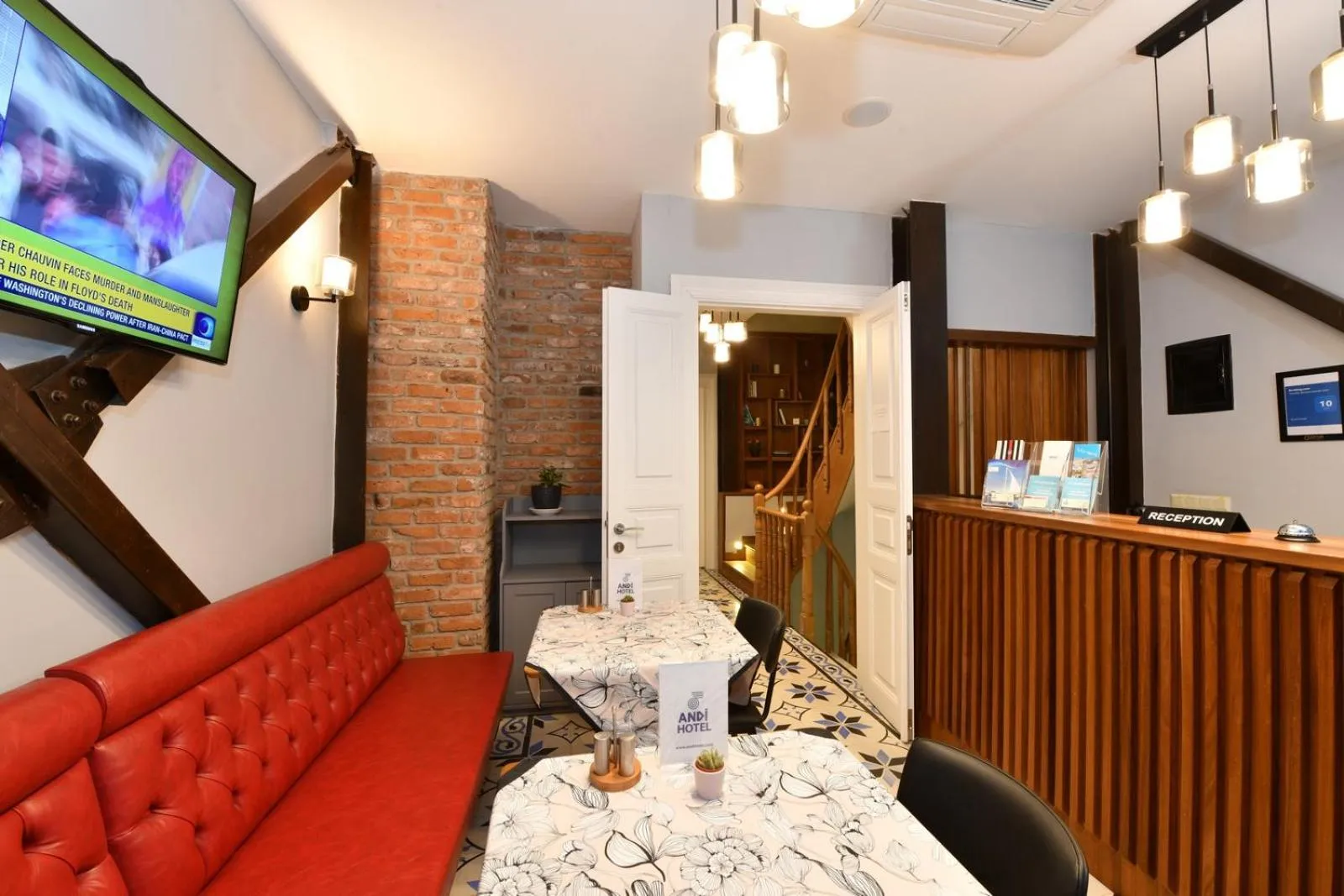 Lobby or reception in Andi Hotel