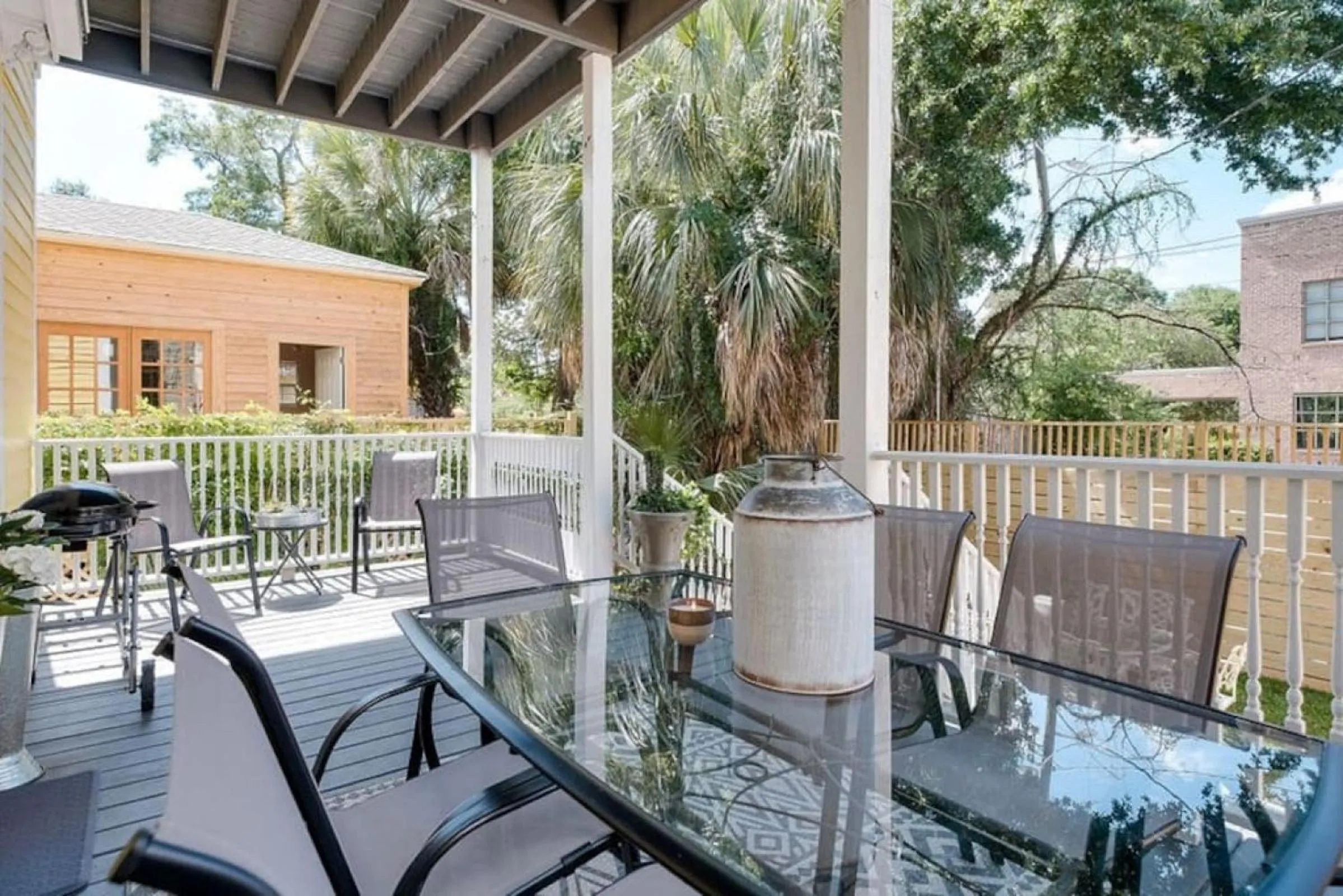 Patio in 111 Waldburg street Beautifully Renovated Historic 5 bedroom 5 bath