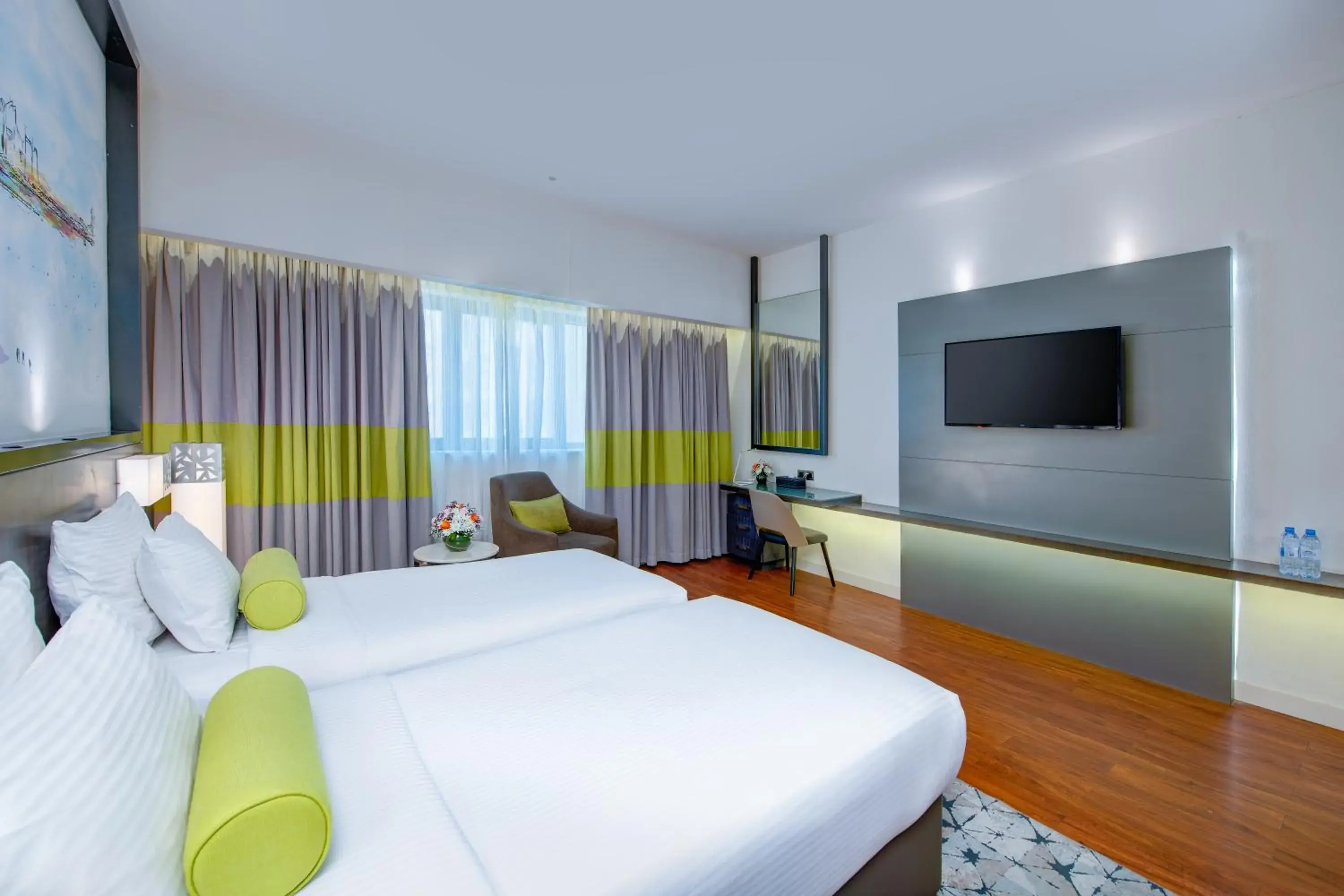 Executive Room with 2 Twin Beds, Non-Smoking in Howard Johnson Plaza by Wyndham Dubai Deira Executive Room with 2 Twin Beds, Non-Smoking in Howard Johnson Plaza by Wyndham Dubai Deira
