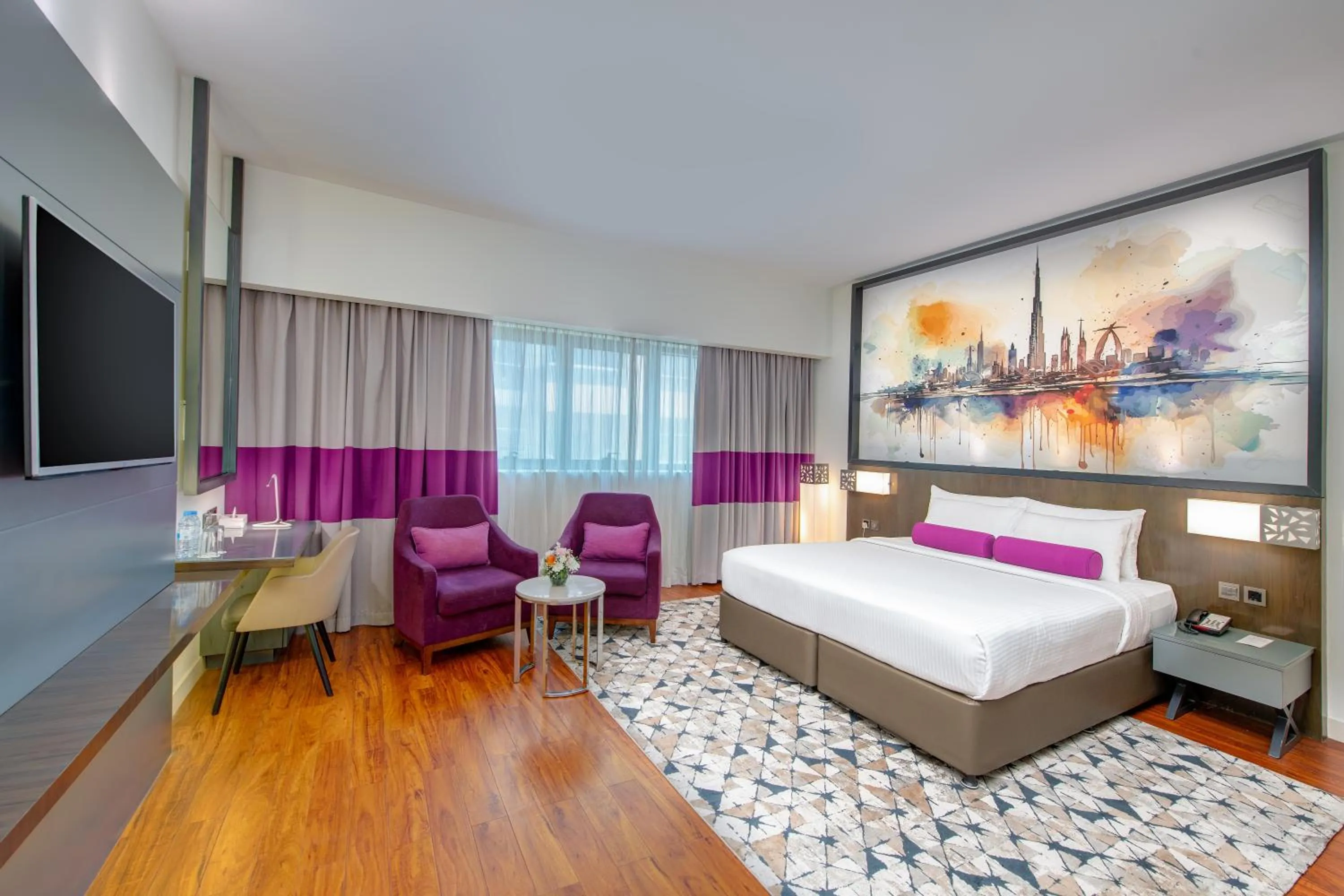 Bedroom, Bed in Howard Johnson Plaza by Wyndham Dubai Deira