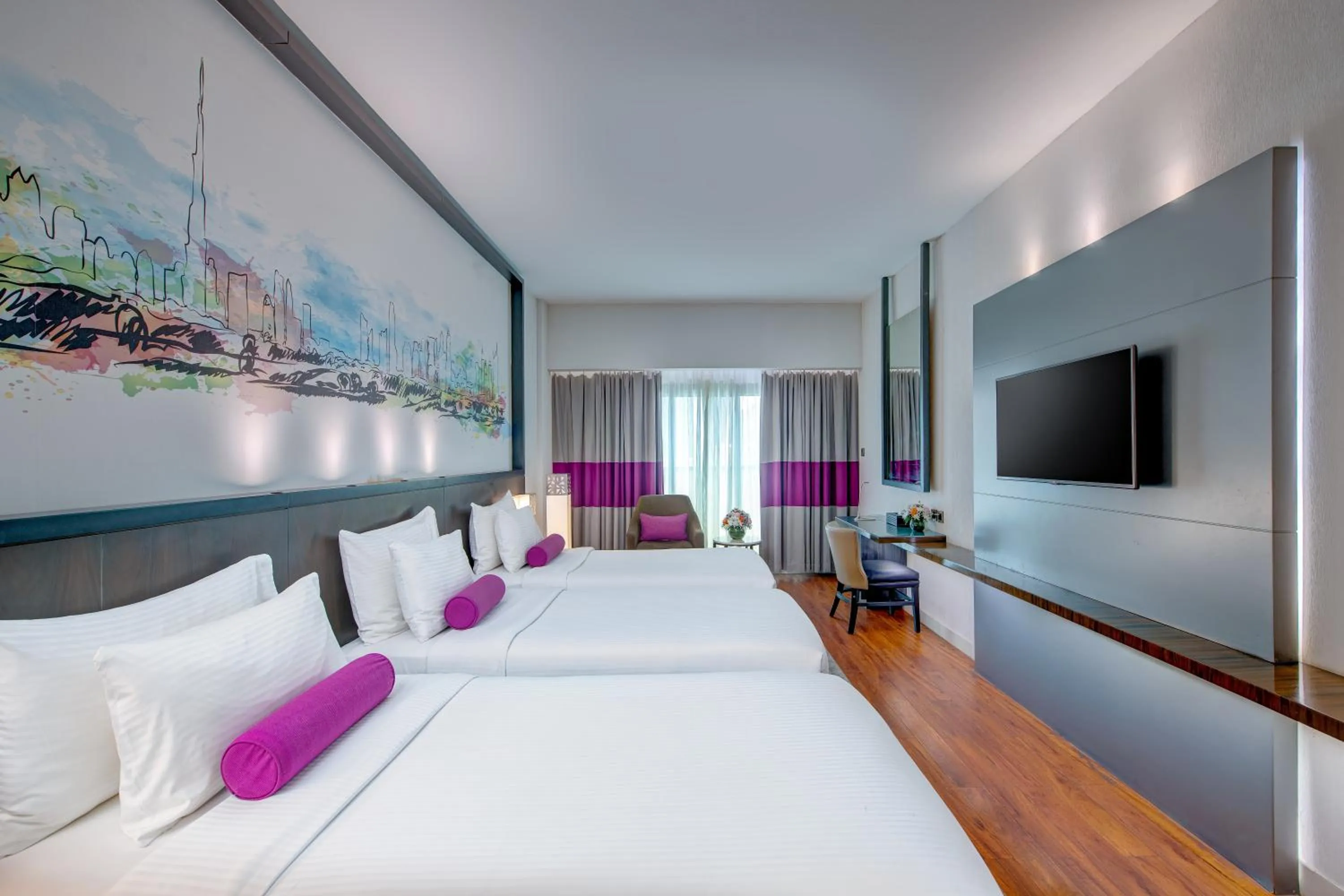 Bedroom, Bed in Howard Johnson Plaza by Wyndham Dubai Deira