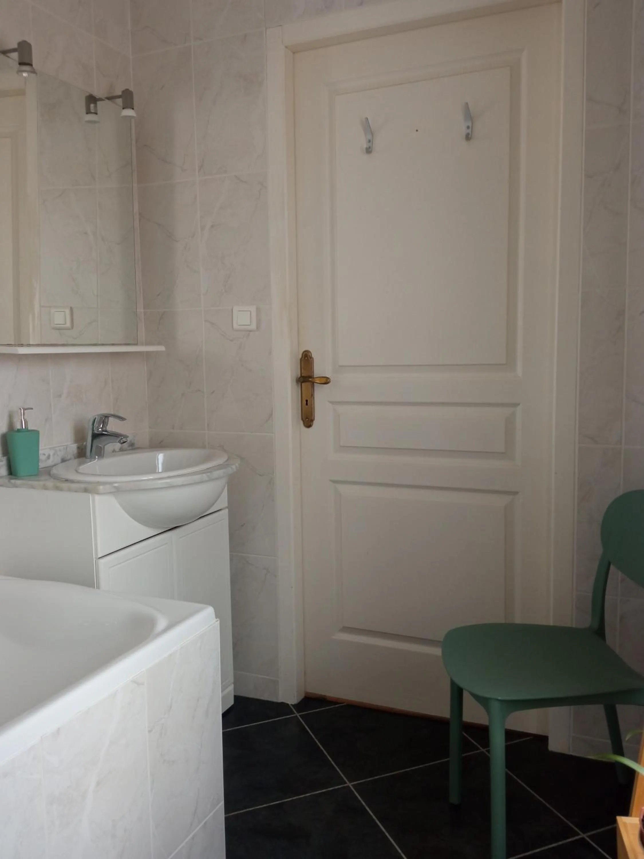 Double Room with Private External Bathroom - single occupancy in Gite Le Tamaris