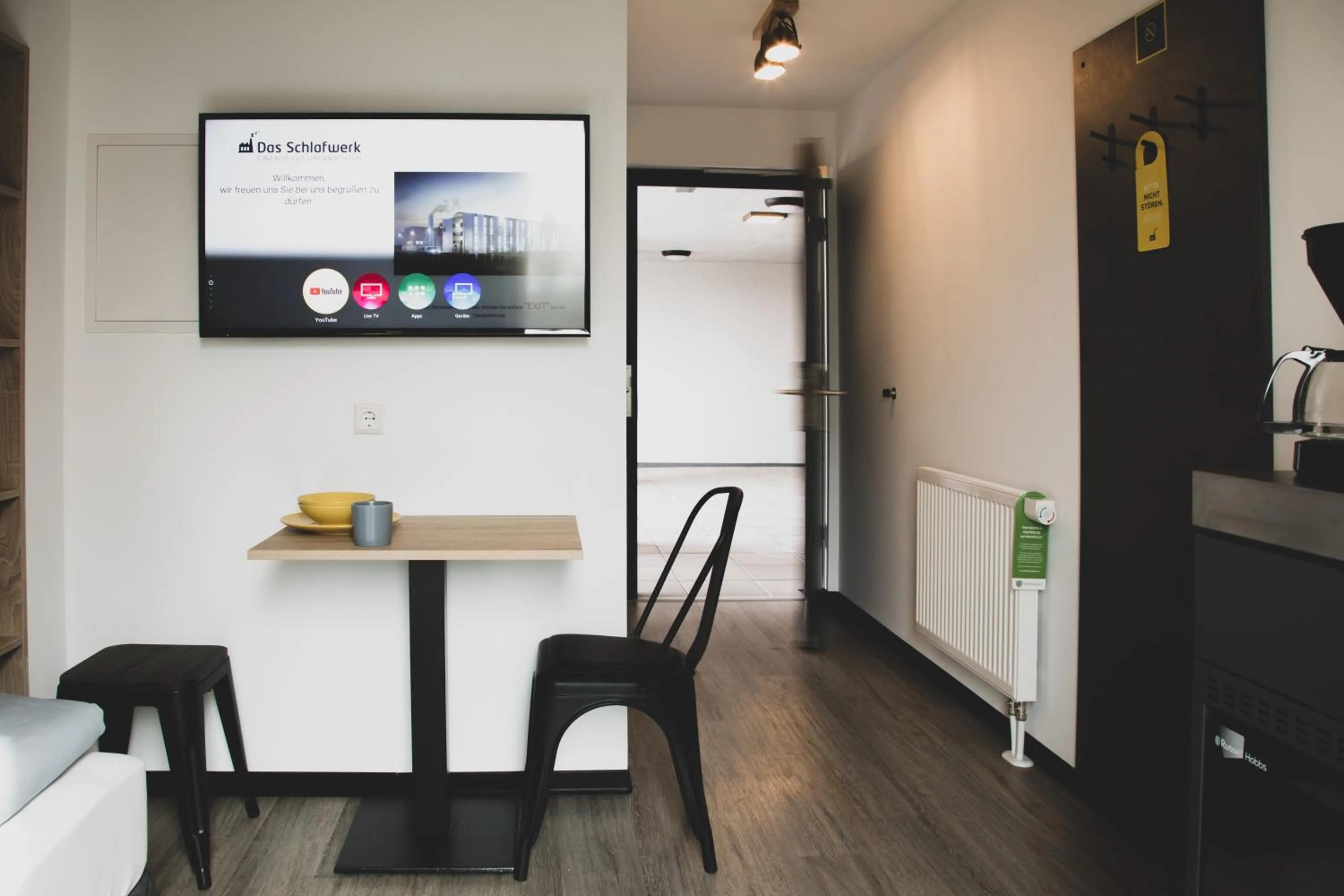 Seating area in Das Schlafwerk Stuttgart-Nord -SELF-CHECK IN - keine Rezeption-LowBudget-cashless