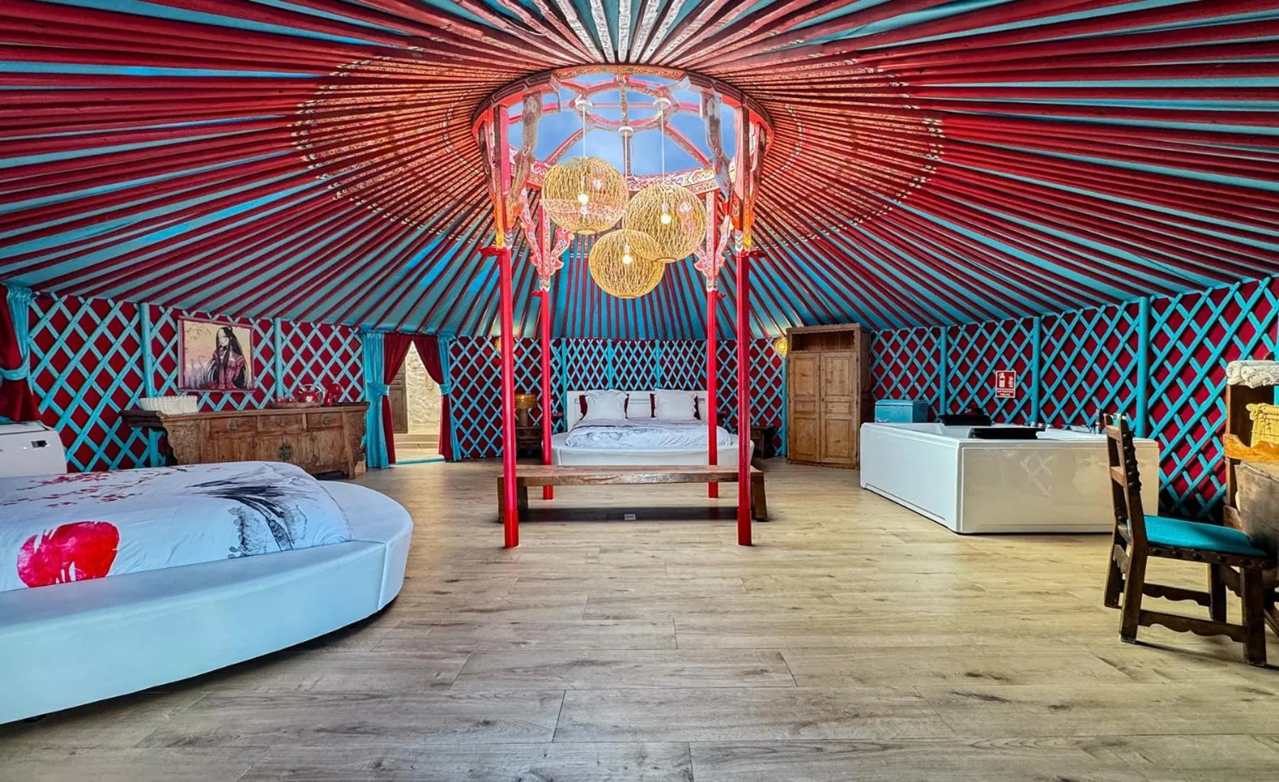 Bed in Cortijo Boutique Marbella