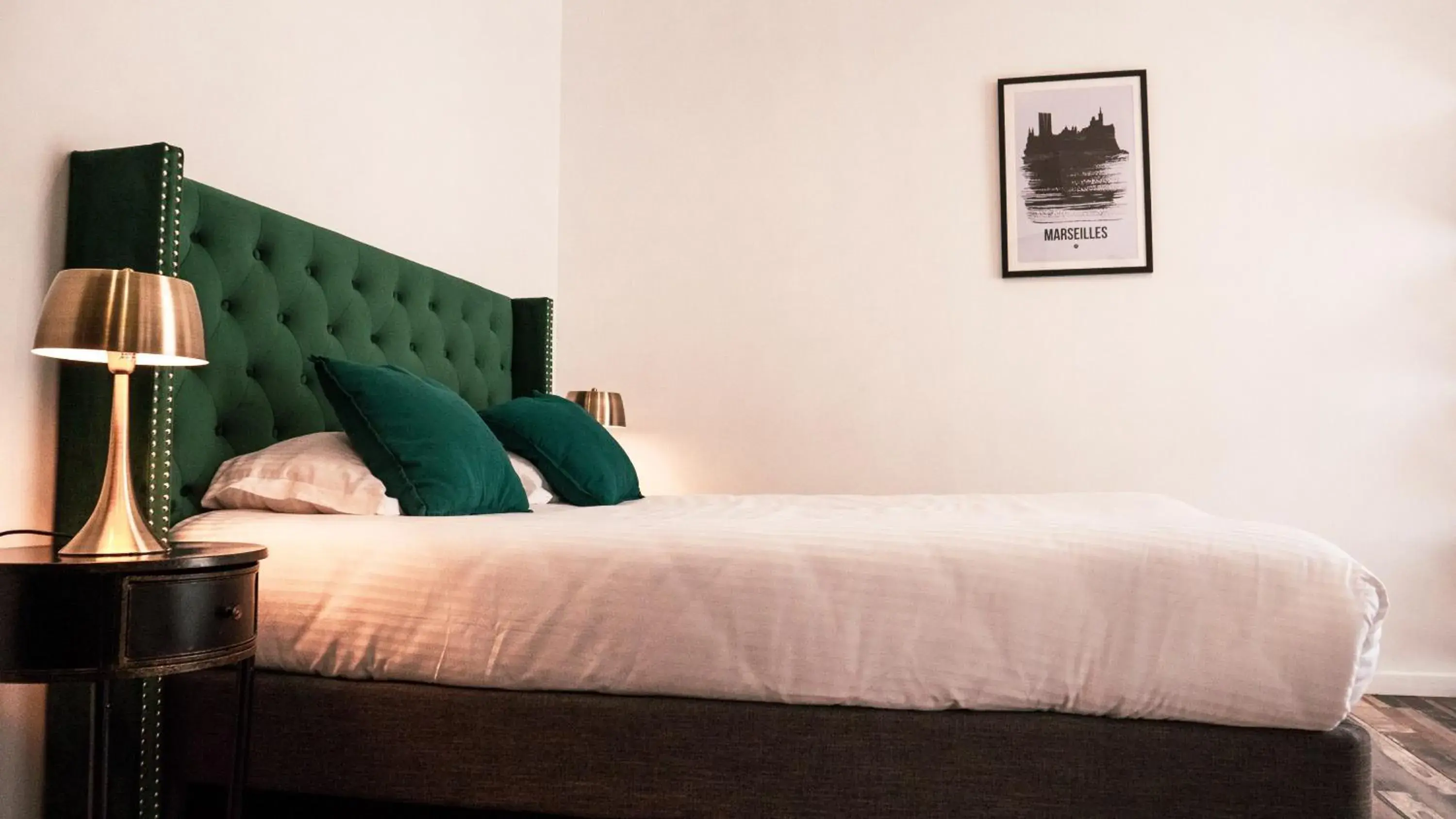 Bedroom, Bed in Kyriad Marseille Blancarde - Timone Bedroom, Bed in Kyriad Marseille Blancarde - Timone