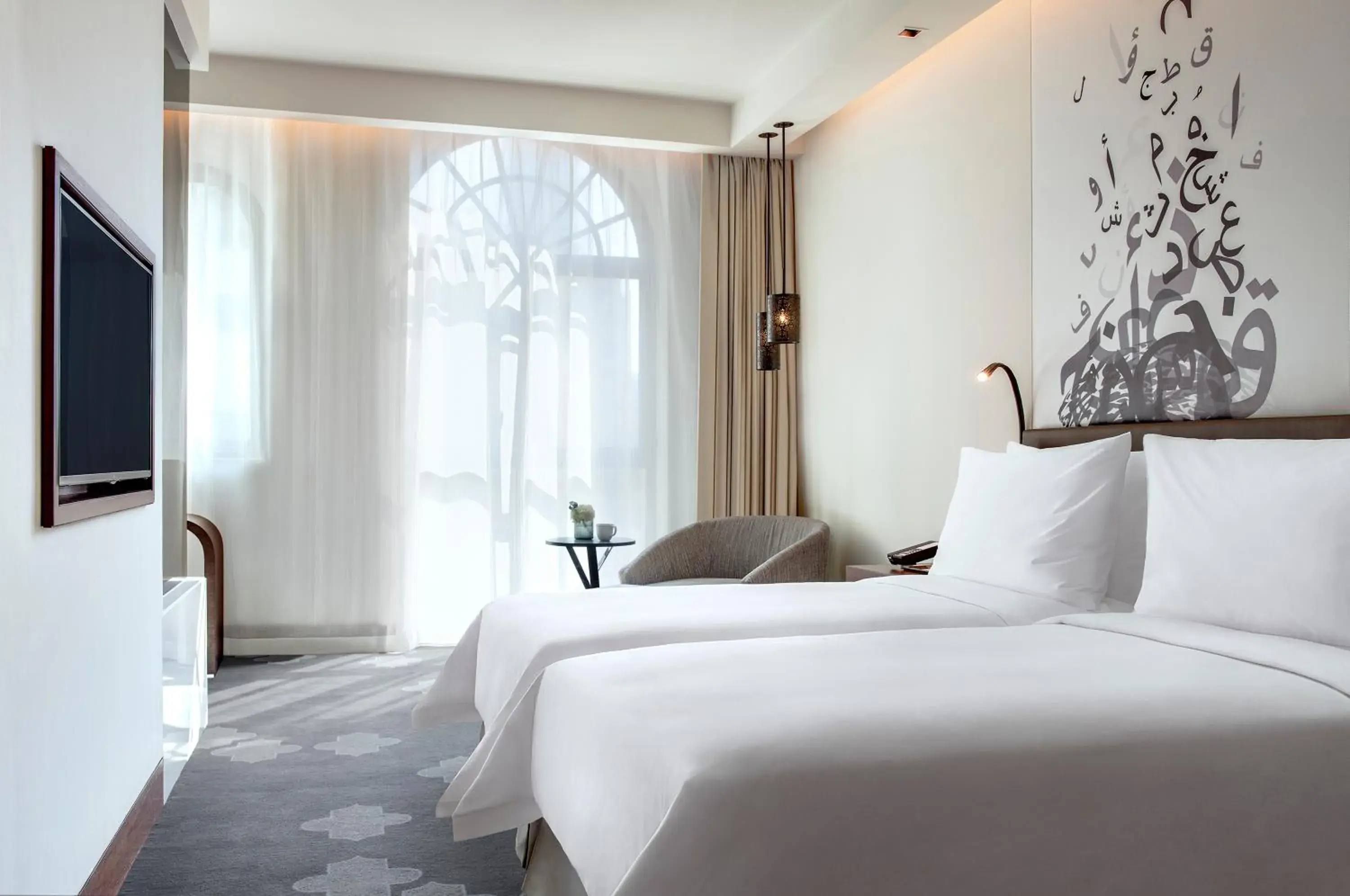 Deluxe Twin Room with Pool View in The Heritage Hotel, Autograph Collection, Downtown Dubai Deluxe Twin Room with Pool View in The Heritage Hotel, Autograph Collection, Downtown Dubai