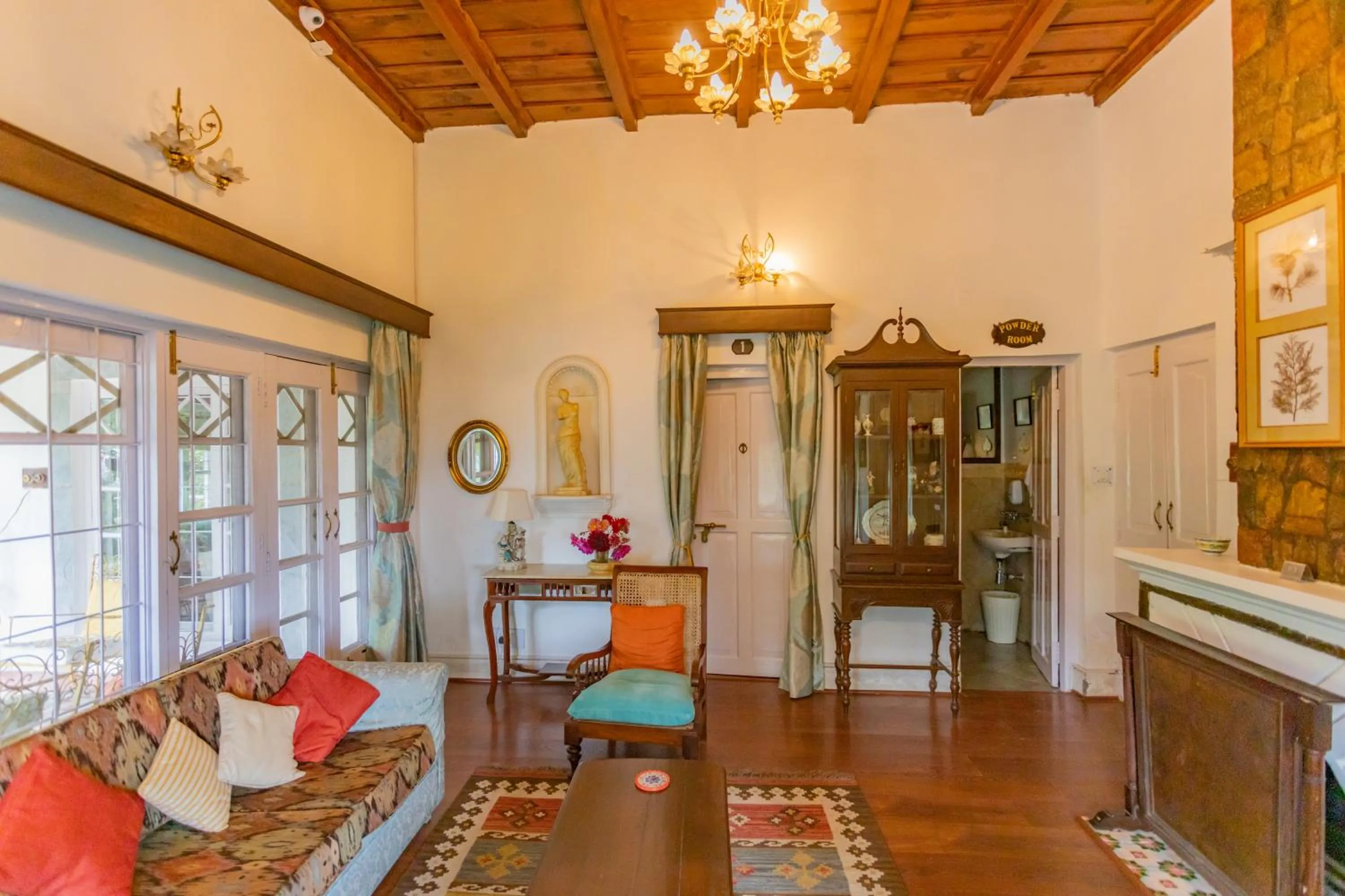 Living room in Seclude Ramgarh Taradale