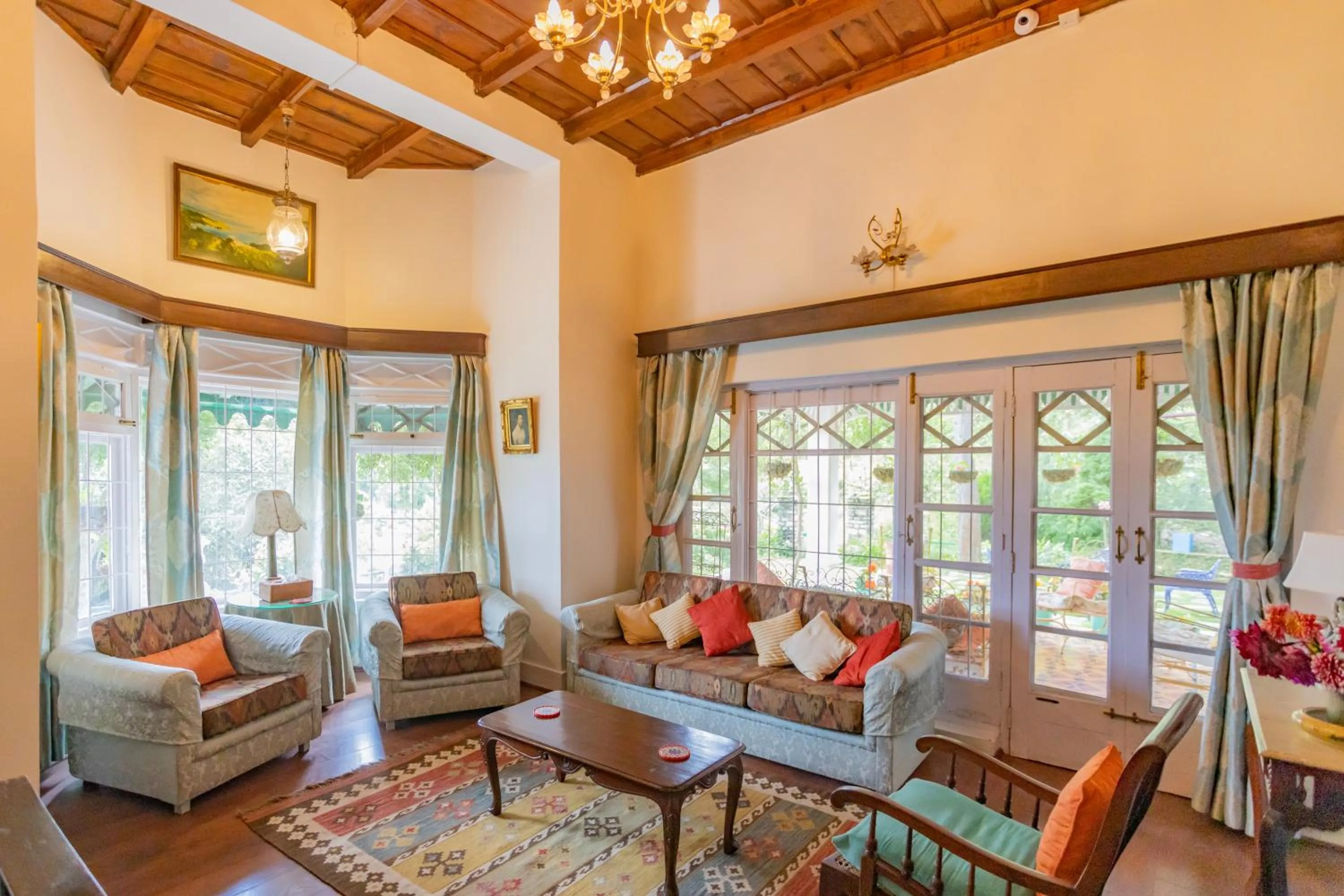Living room in Seclude Ramgarh Taradale