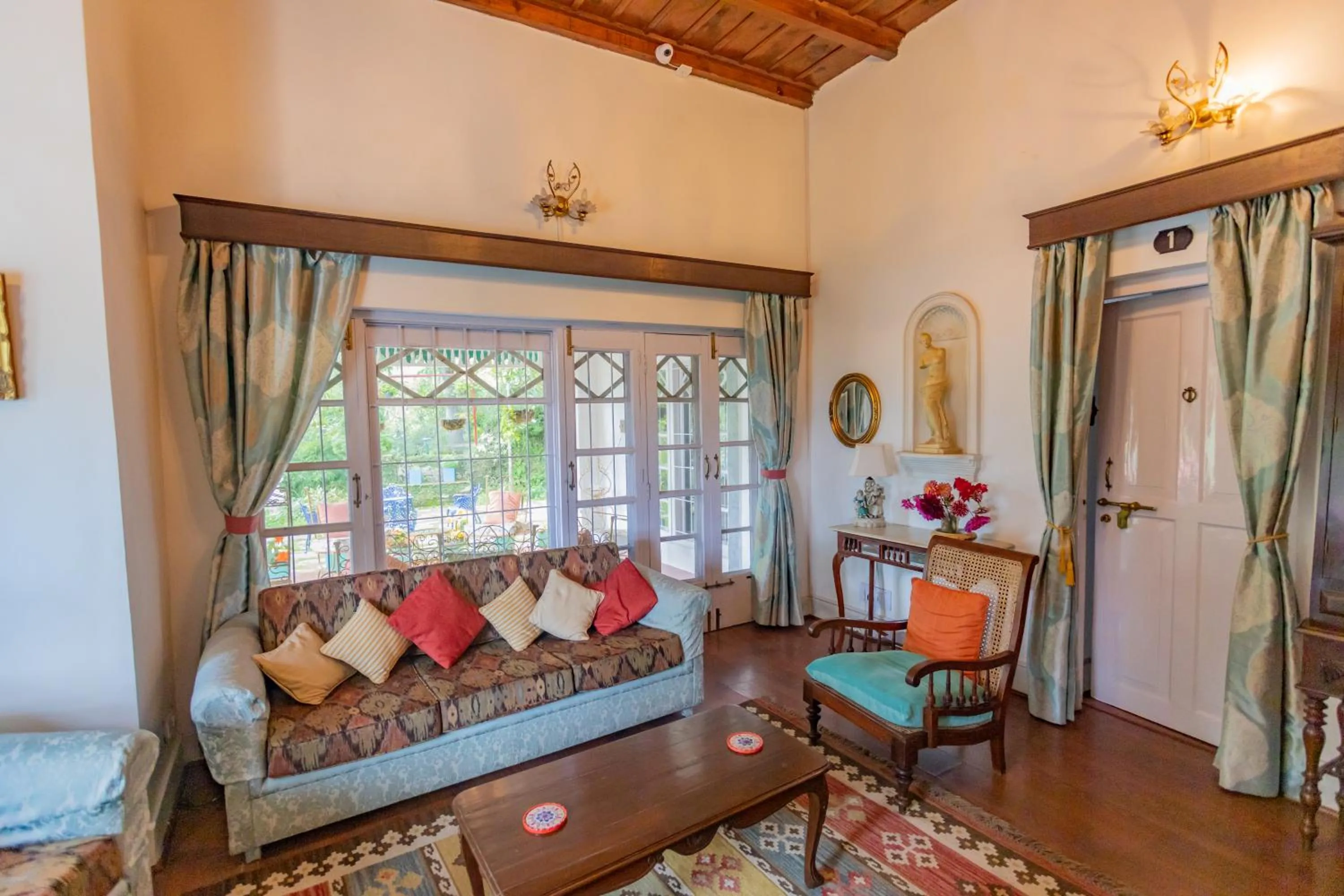 Living room in Seclude Ramgarh Taradale