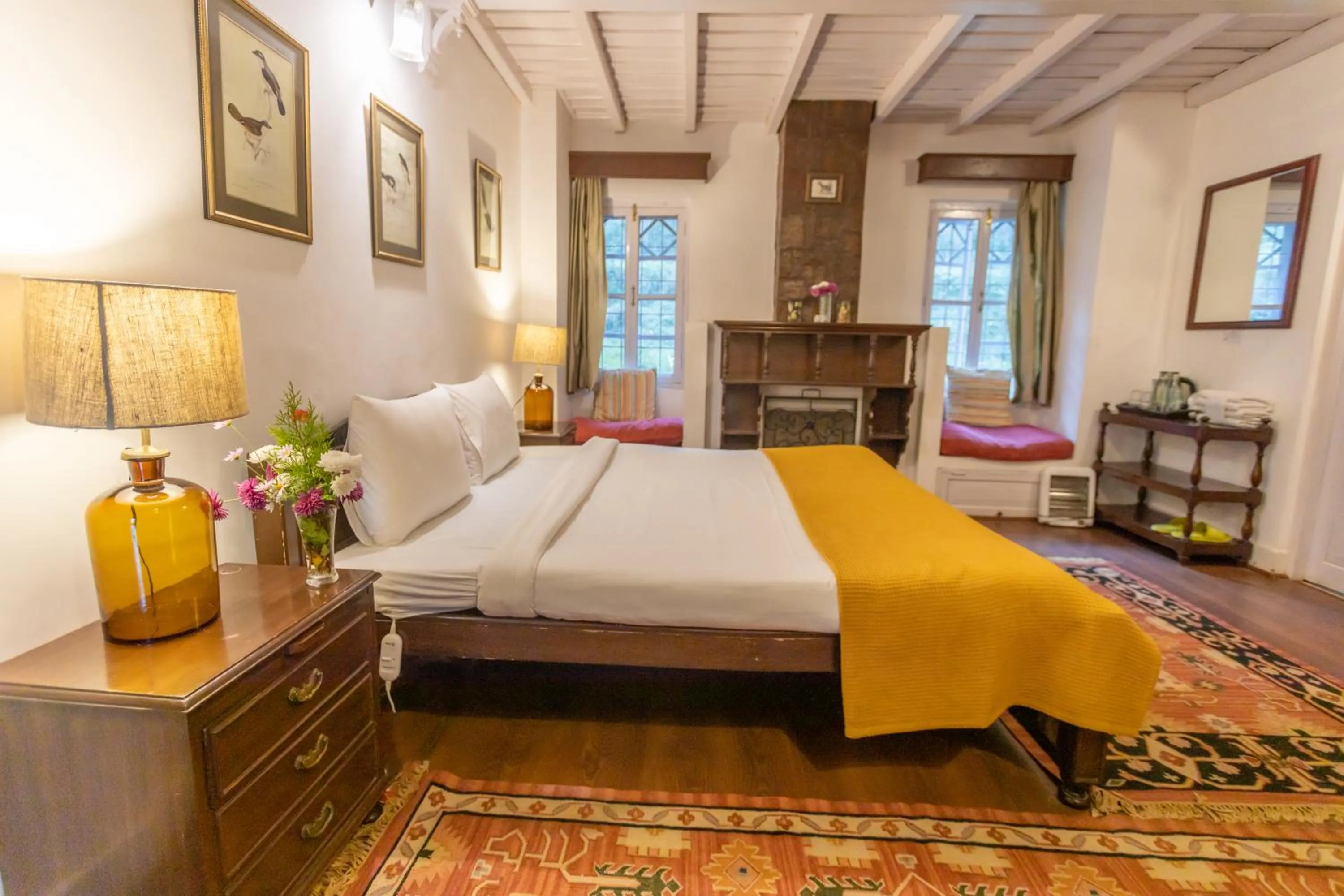 Bedroom, Bed in Seclude Ramgarh Taradale