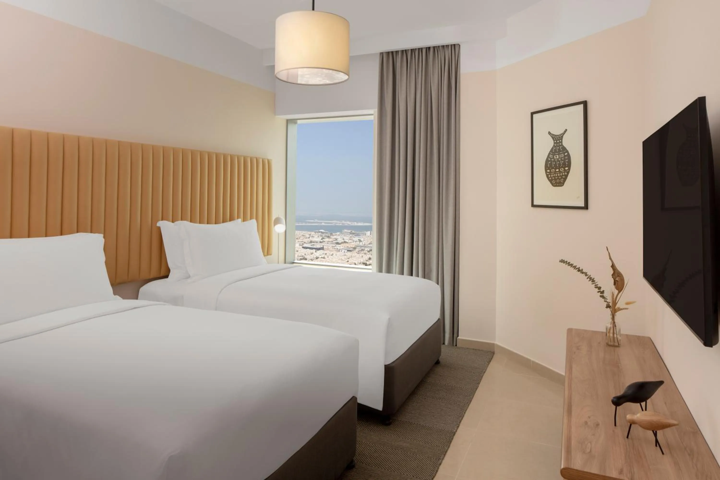 Bed in Staybridge Suites Dubai Financial Centre by IHG