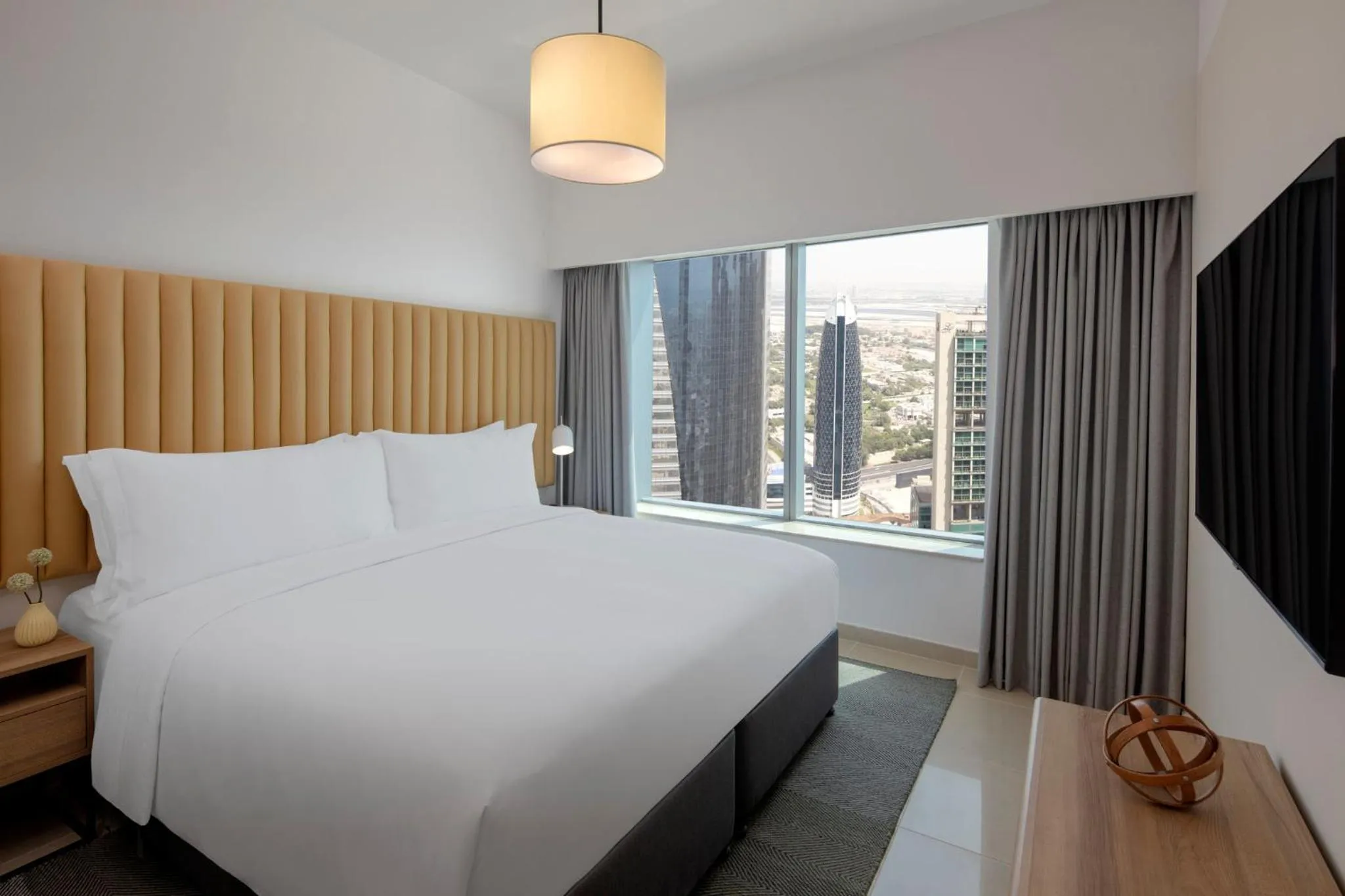 Photo of the whole room, Bed in Staybridge Suites Dubai Financial Centre by IHG
