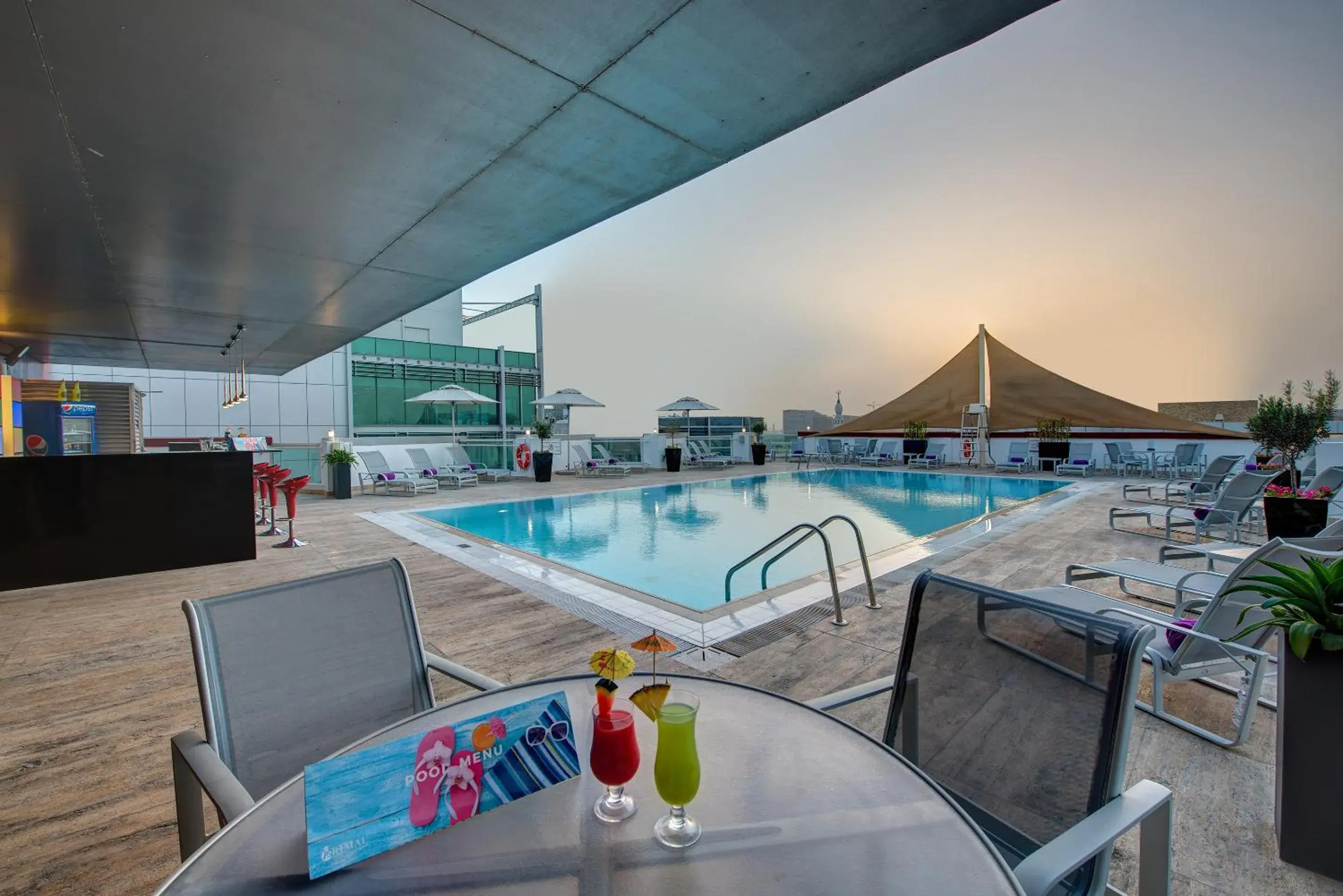Pool view in J5 Hotels – Port Saeed Pool view in J5 Hotels – Port Saeed