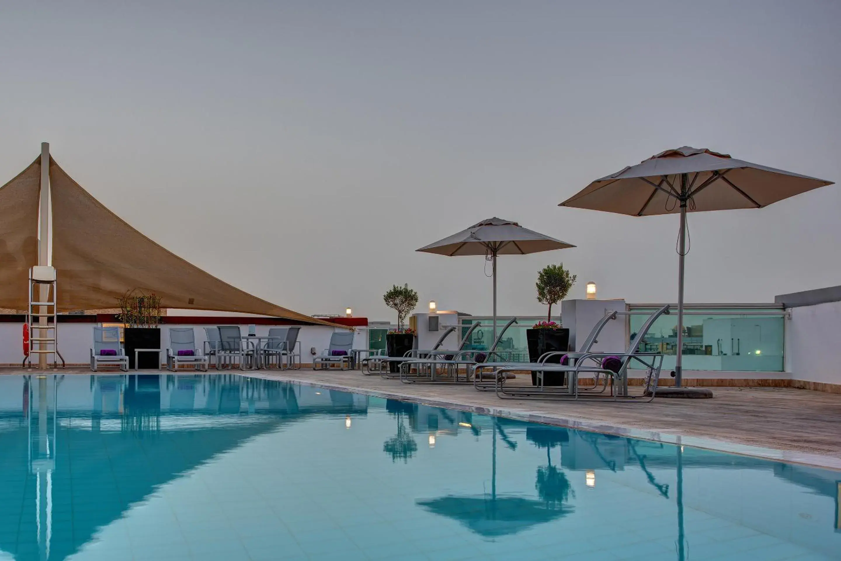 Pool view in J5 Hotels – Port Saeed Pool view in J5 Hotels – Port Saeed
