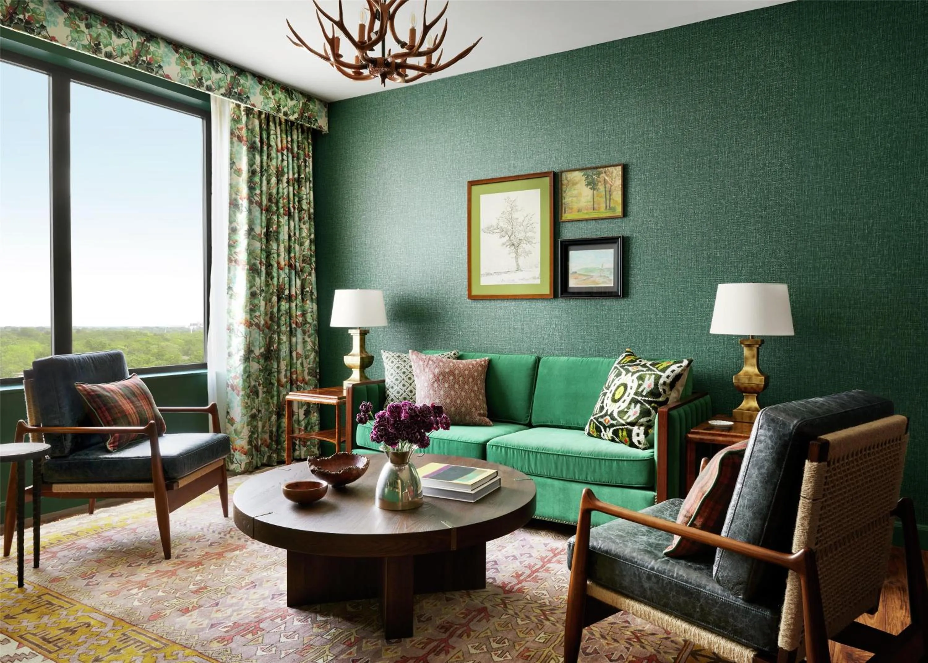 Living room in Graduate by Hilton East Lansing