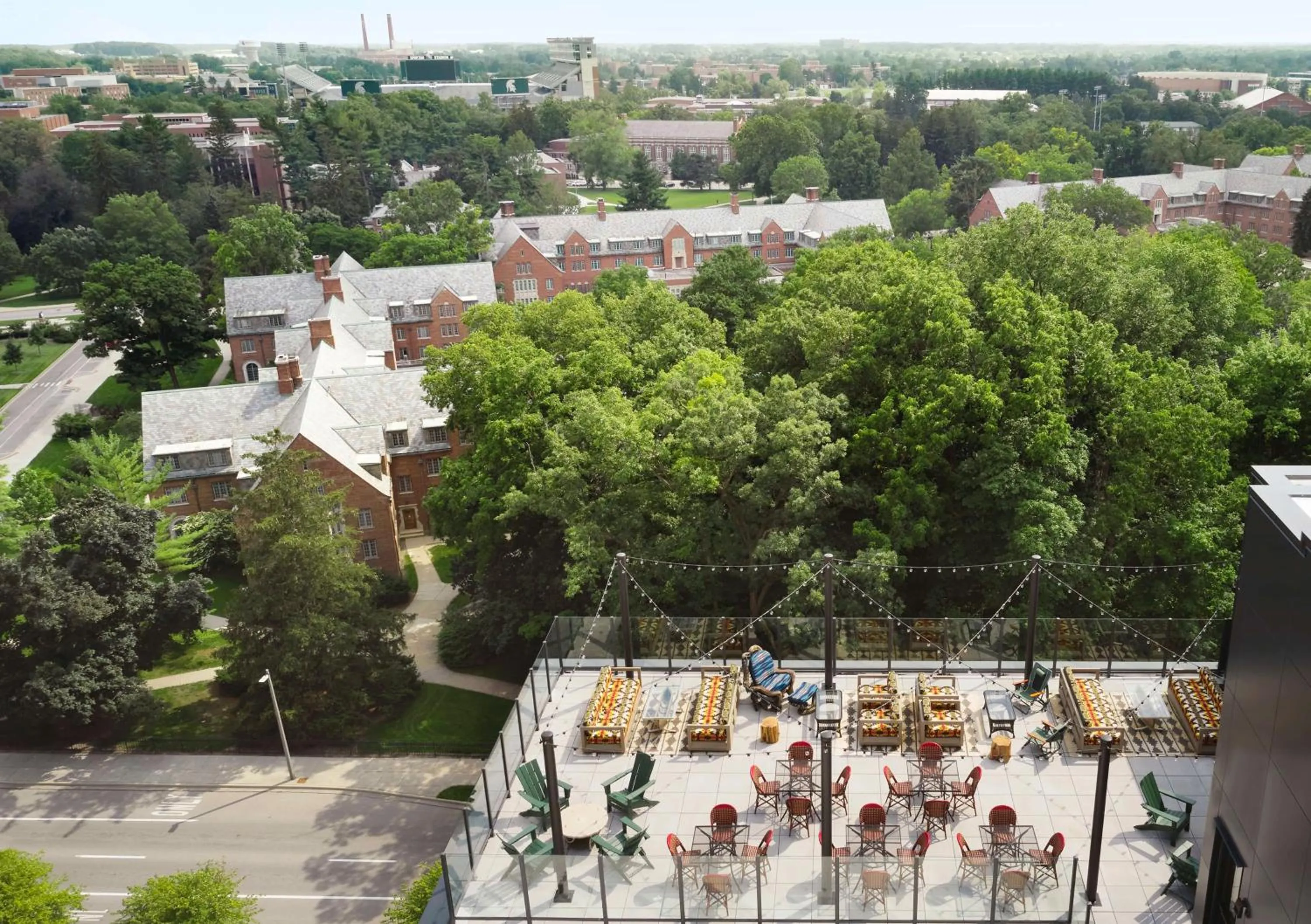 Property building in Graduate by Hilton East Lansing