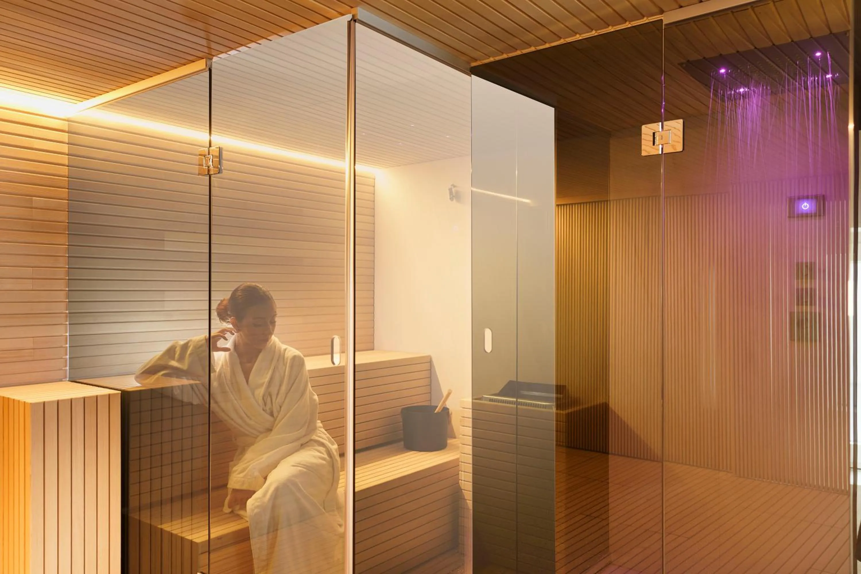 Sauna in Meo Design Suites & Spa