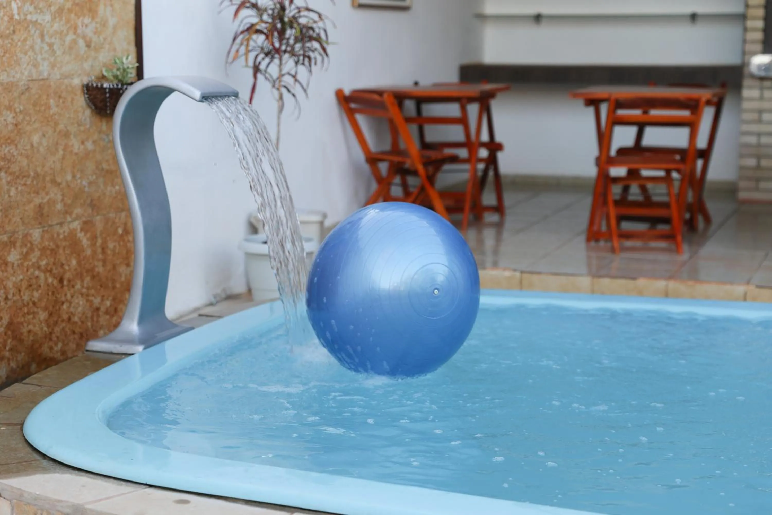 Pool view in AYRE GOSTOSO POUSADA