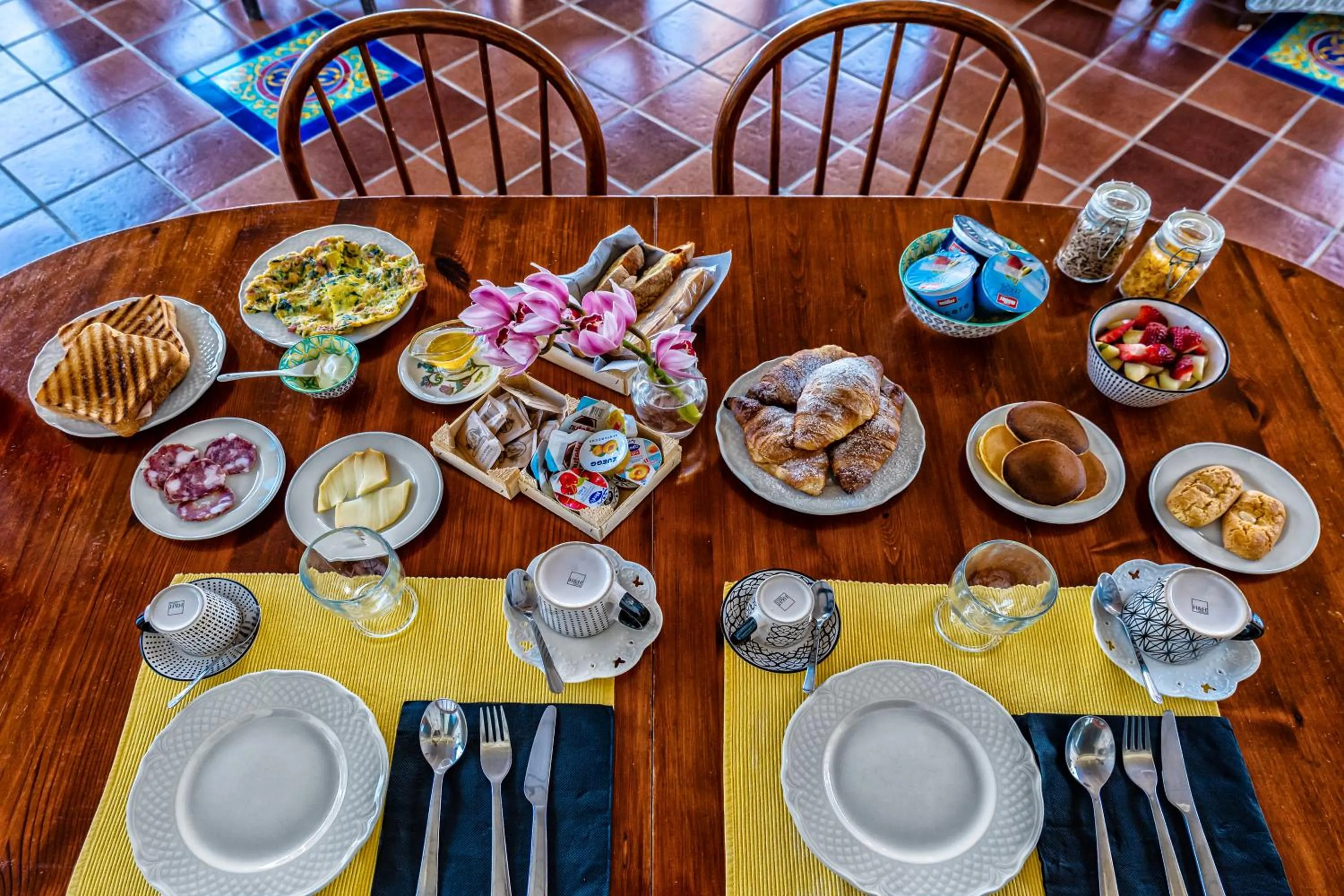 Food and drinks in B&B Villa Bency