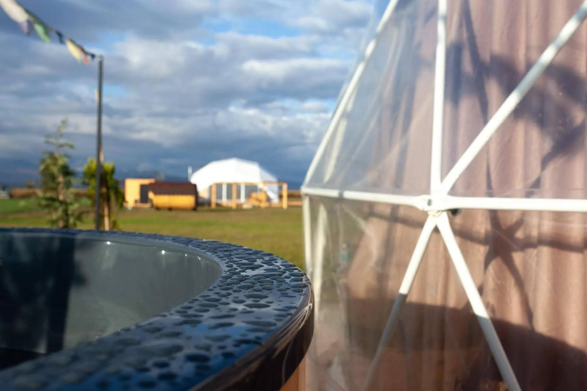 Patio, Swimming Pool in Jewelberry Glamping Hotel Tbilisi