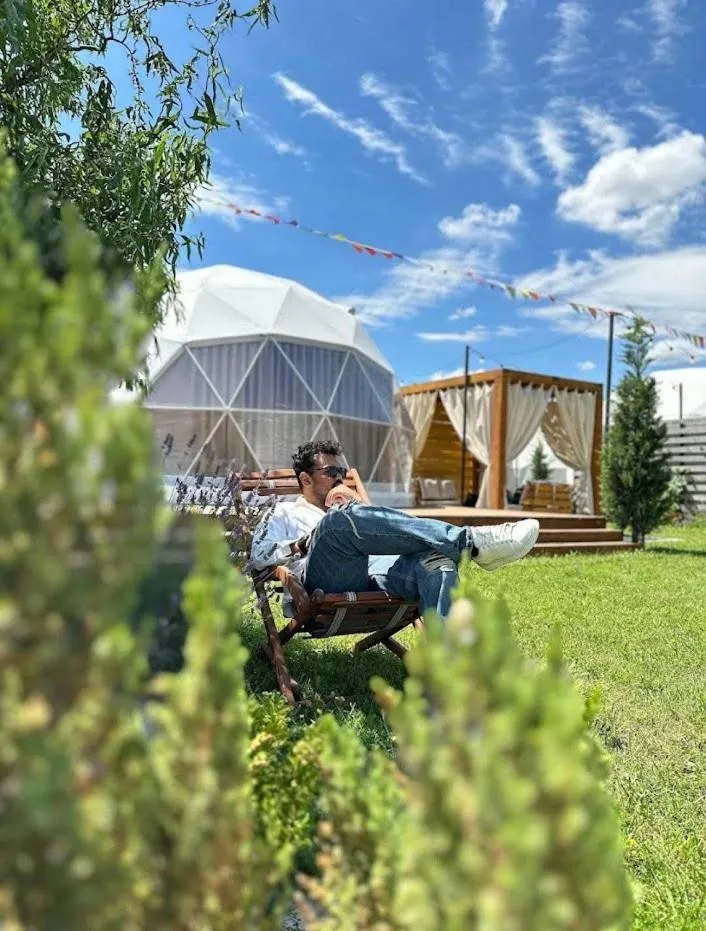 Patio in Jewelberry Glamping Hotel Tbilisi
