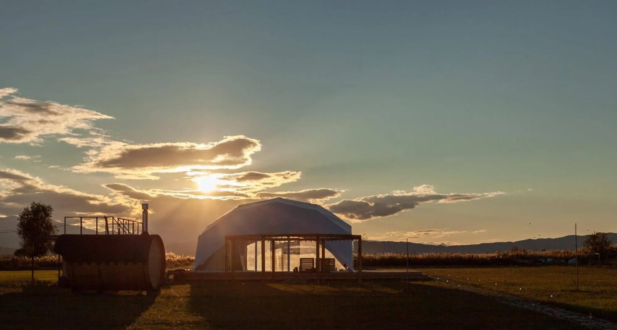 Property building, Sunrise/Sunset in Jewelberry Glamping Hotel Tbilisi