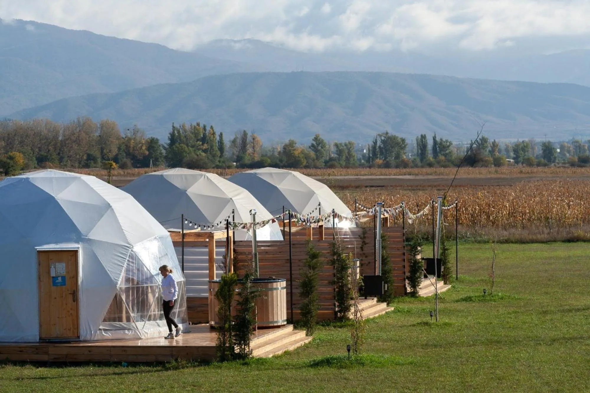 Garden in Jewelberry Glamping Hotel Tbilisi
