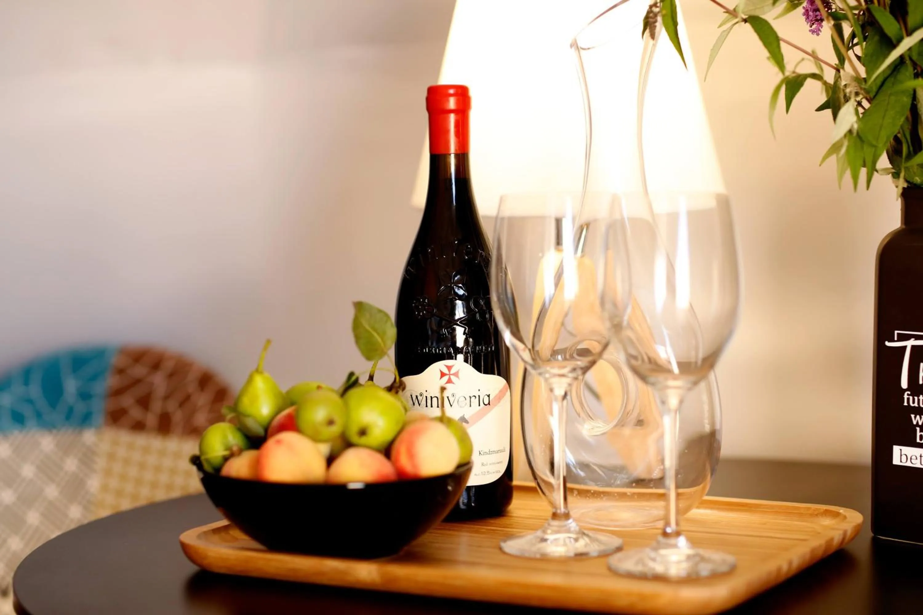 Food and drinks in Jewelberry Glamping Hotel Tbilisi