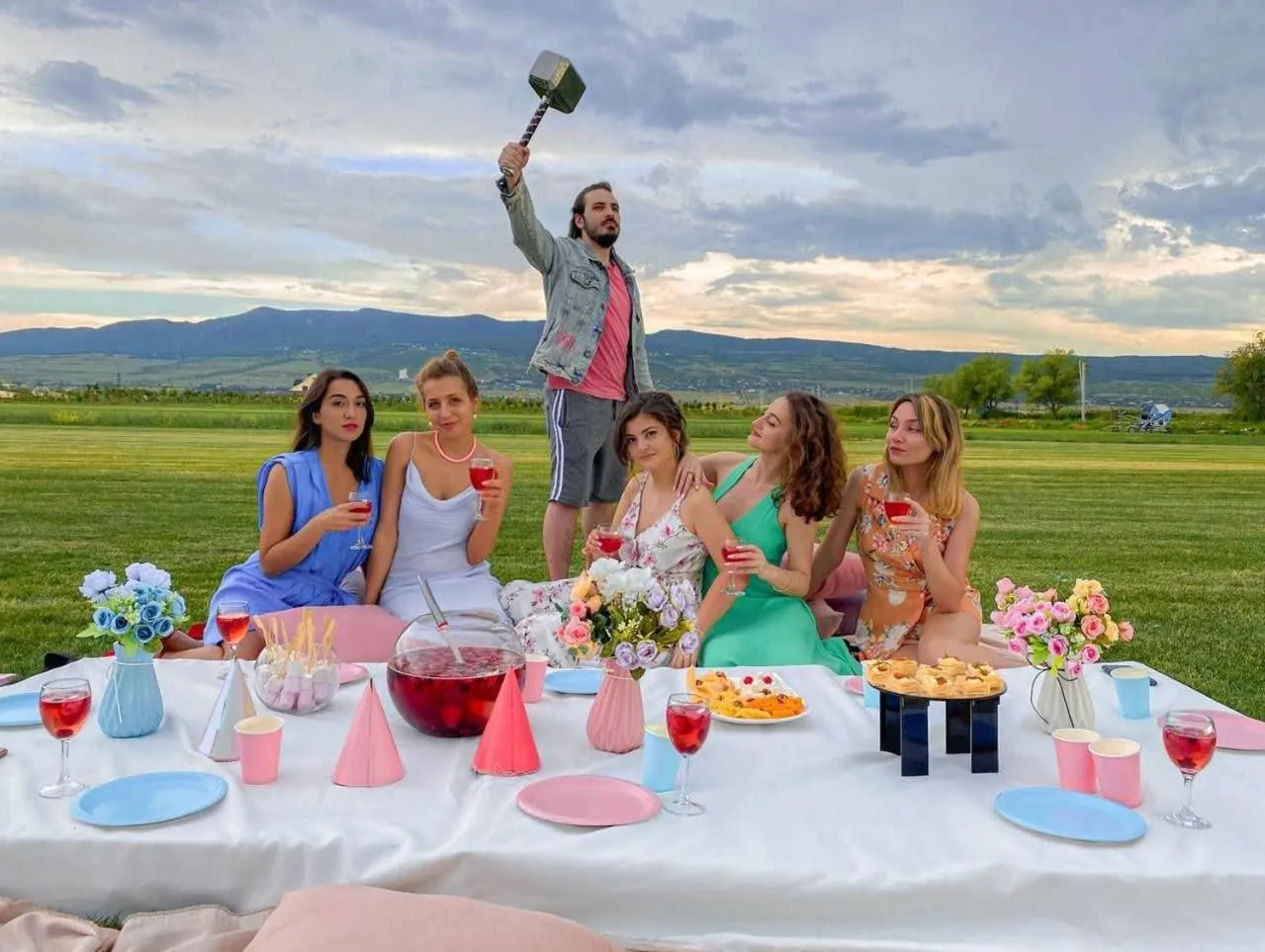 People, Family in Jewelberry Glamping Hotel Tbilisi