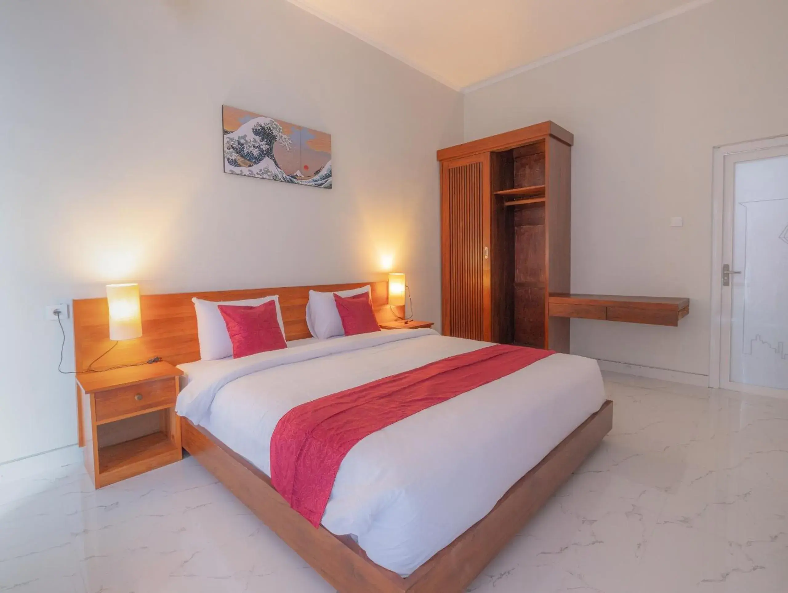 Bed in The Bingin Sari Jimbaran Bed in The Bingin Sari Jimbaran