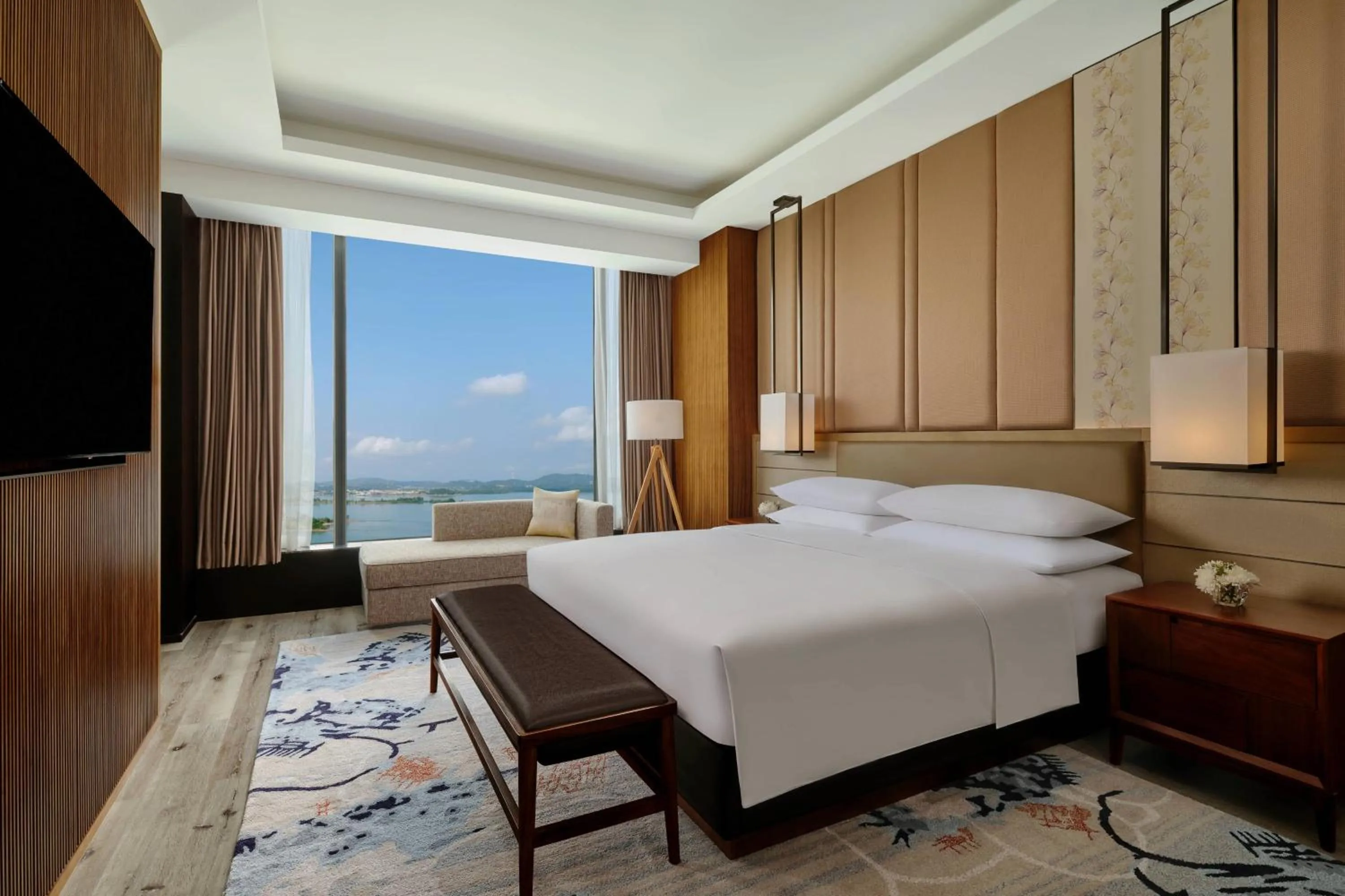 Bedroom, Bed in Batam Marriott Hotel Harbour Bay