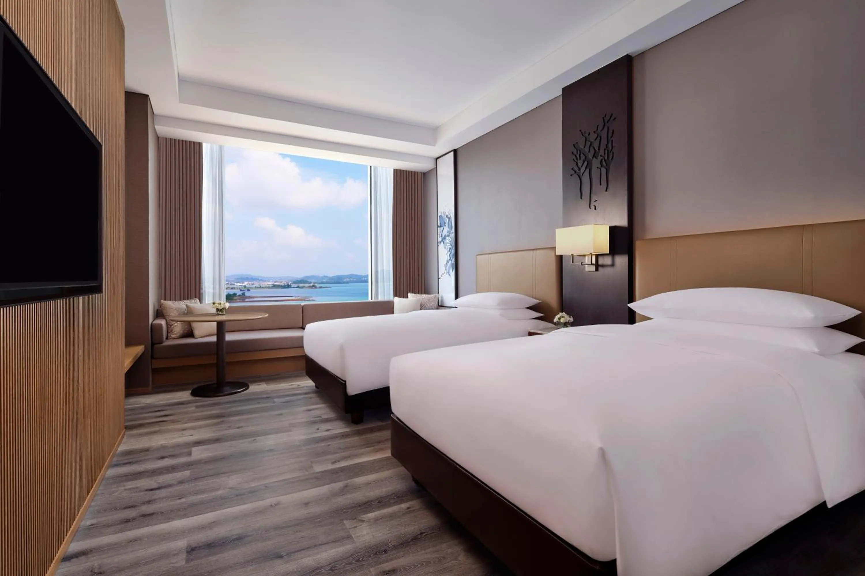 Bedroom, Bed in Batam Marriott Hotel Harbour Bay