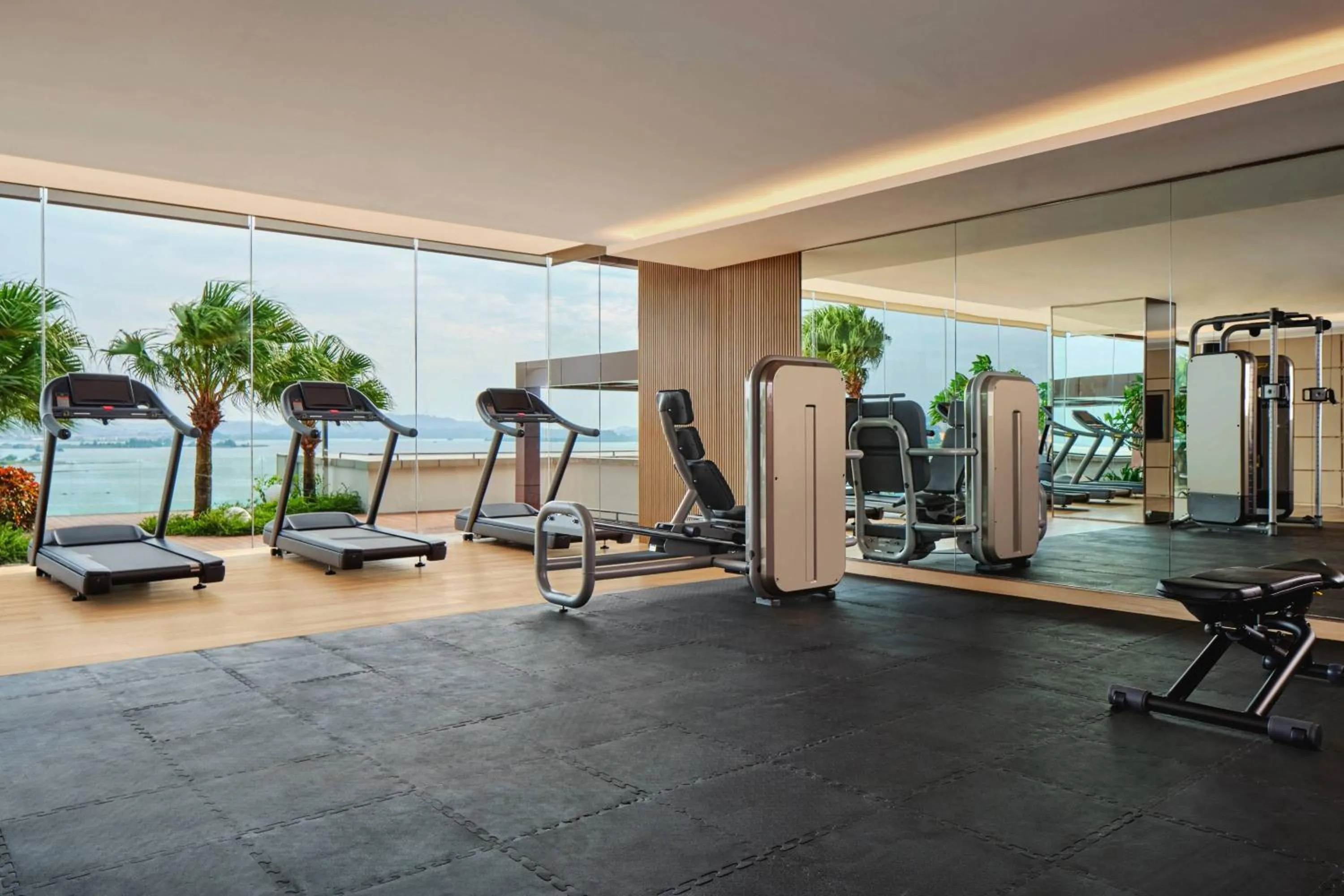 Fitness centre/facilities in Batam Marriott Hotel Harbour Bay