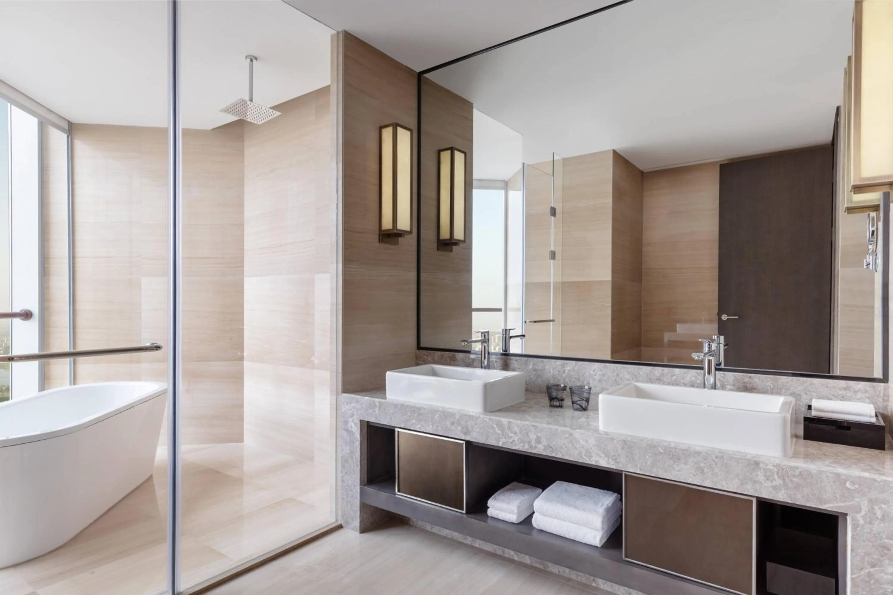 Bathroom in Courtyard by Marriott Yinchuan