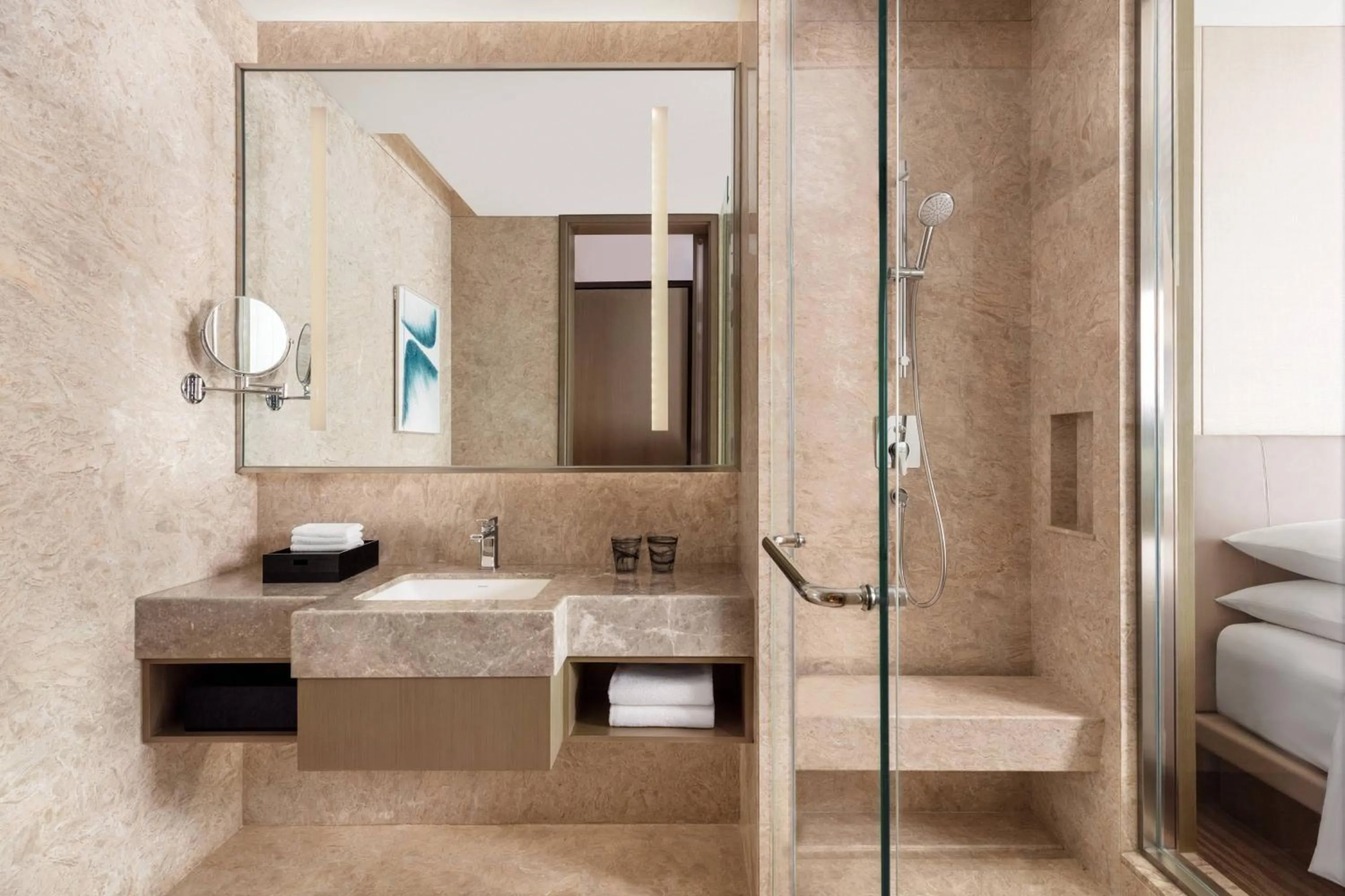 Bathroom in Courtyard by Marriott Yinchuan
