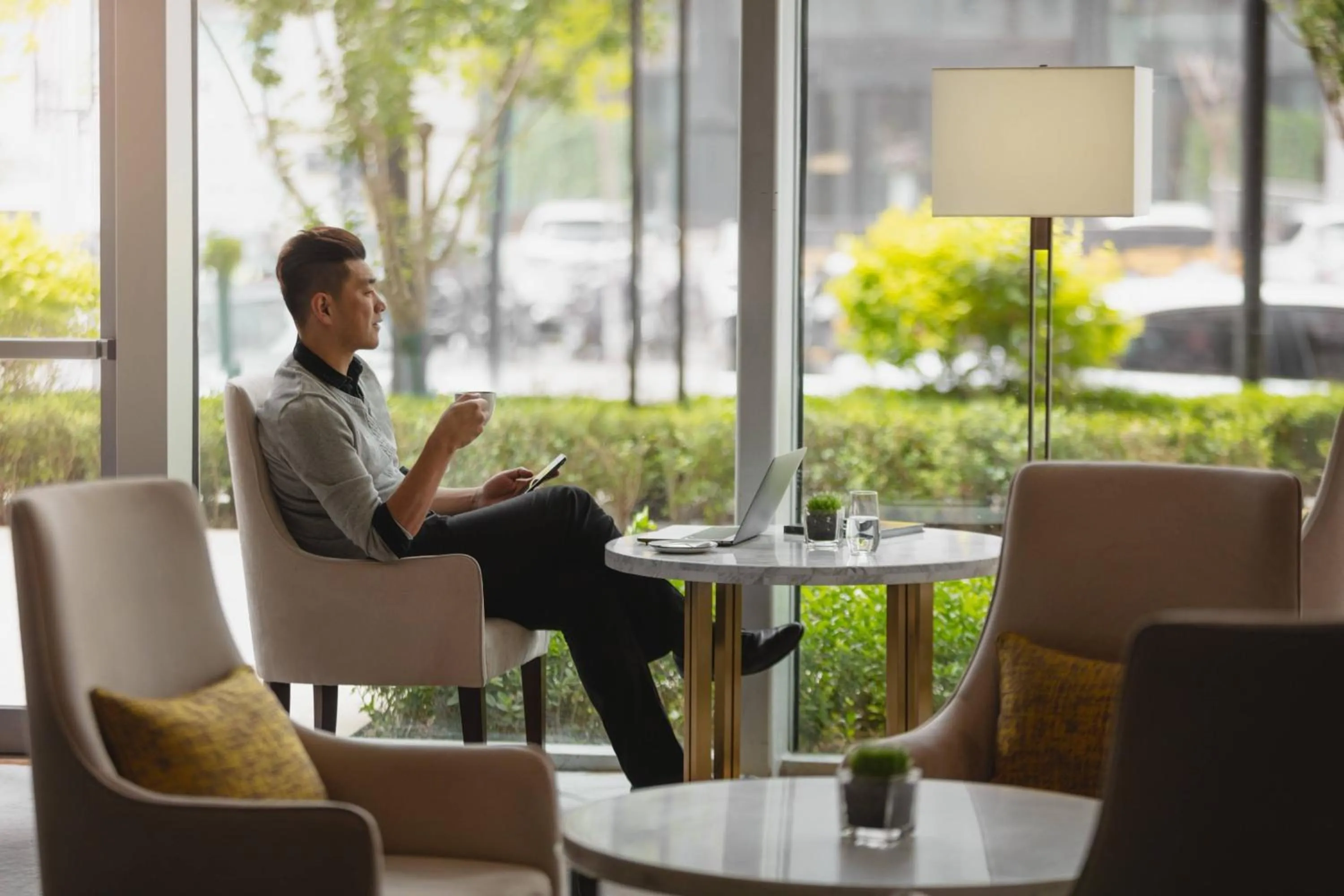 Lobby or reception in Courtyard by Marriott Yinchuan