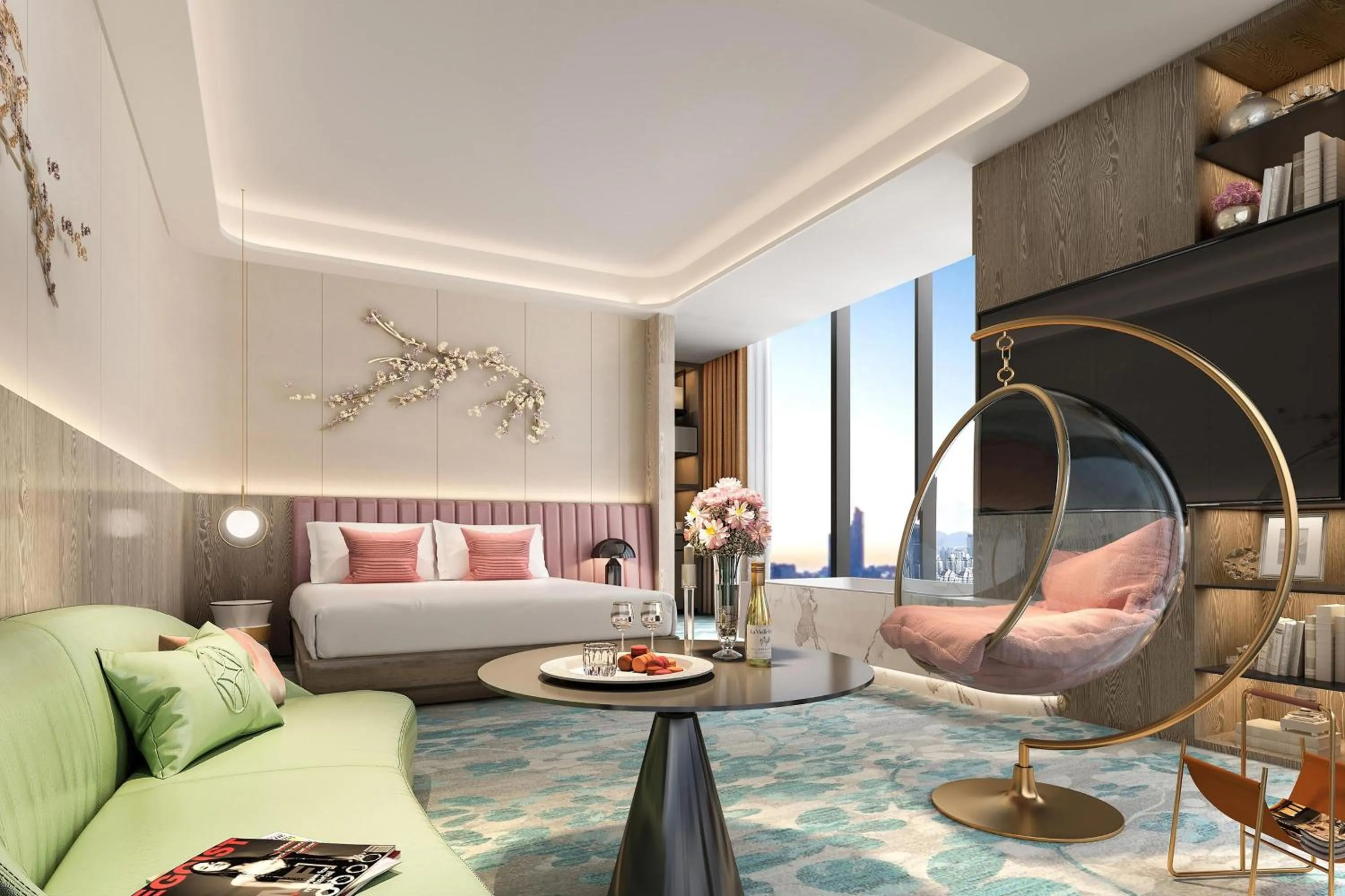 Photo of the whole room in Sheraton Kunming