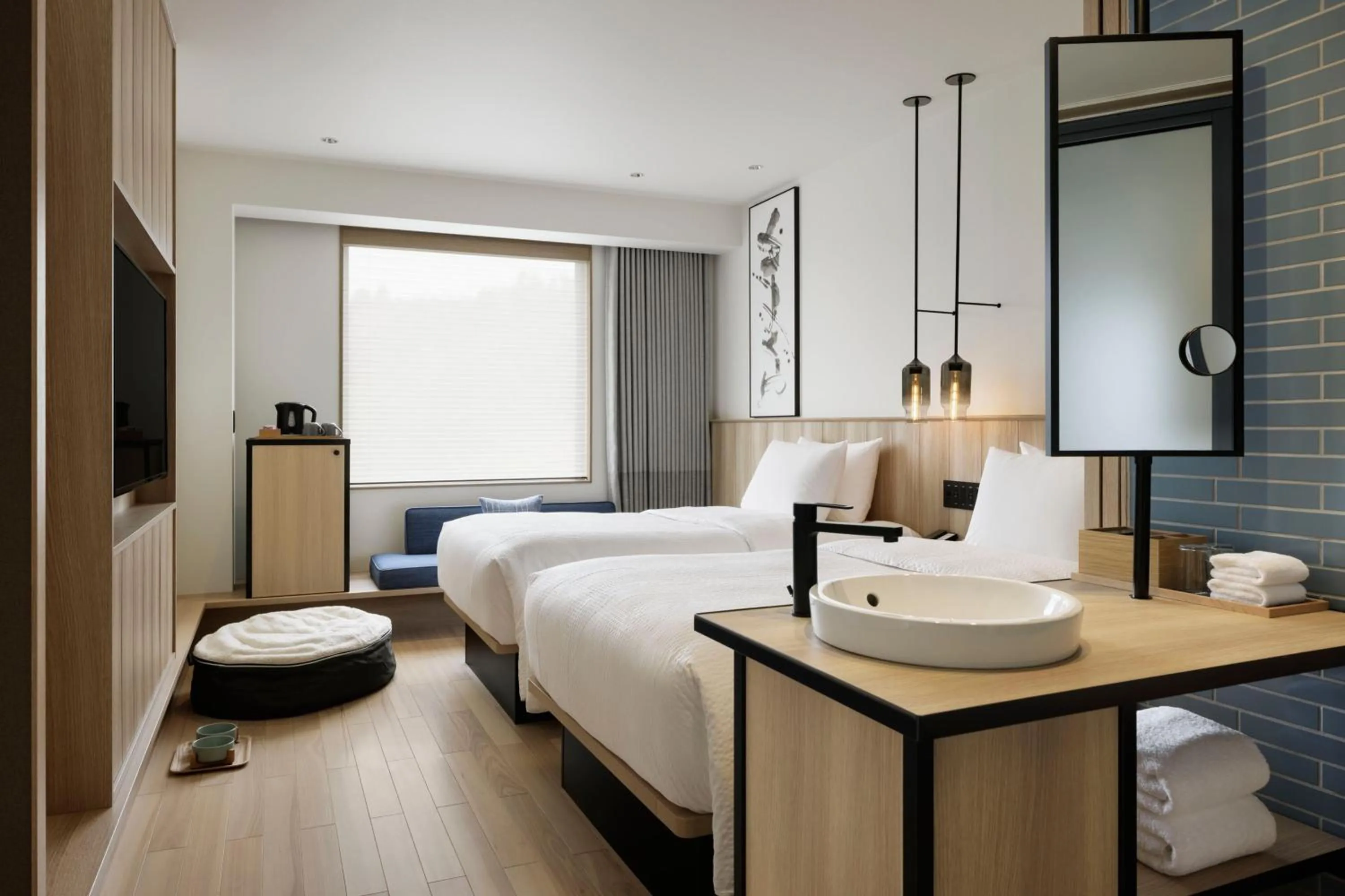 Photo of the whole room, Bed in Fairfield by Marriott Gifu Seiryu Satoyama Park