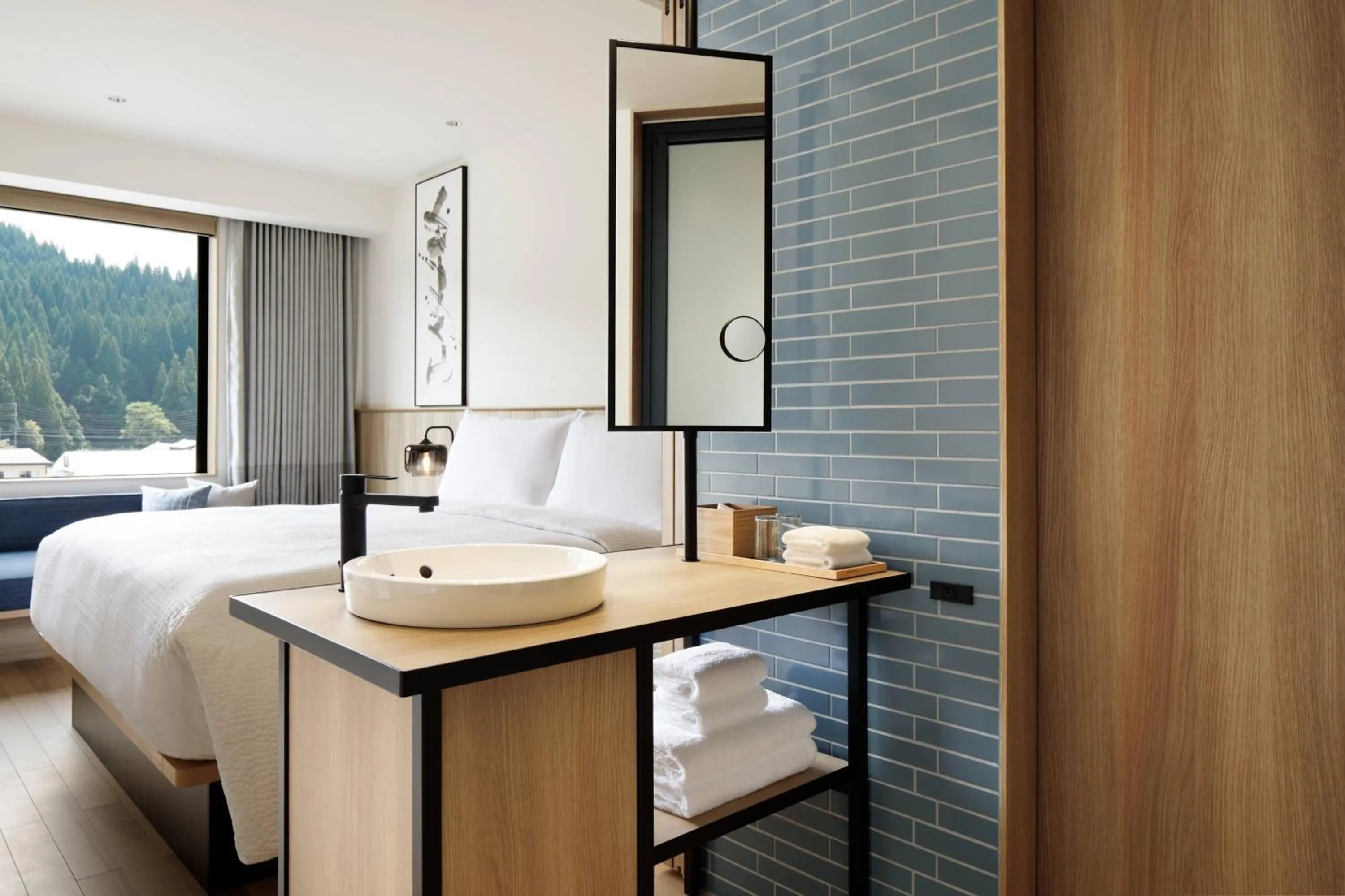 Bathroom, Bed in Fairfield by Marriott Gifu Gujo