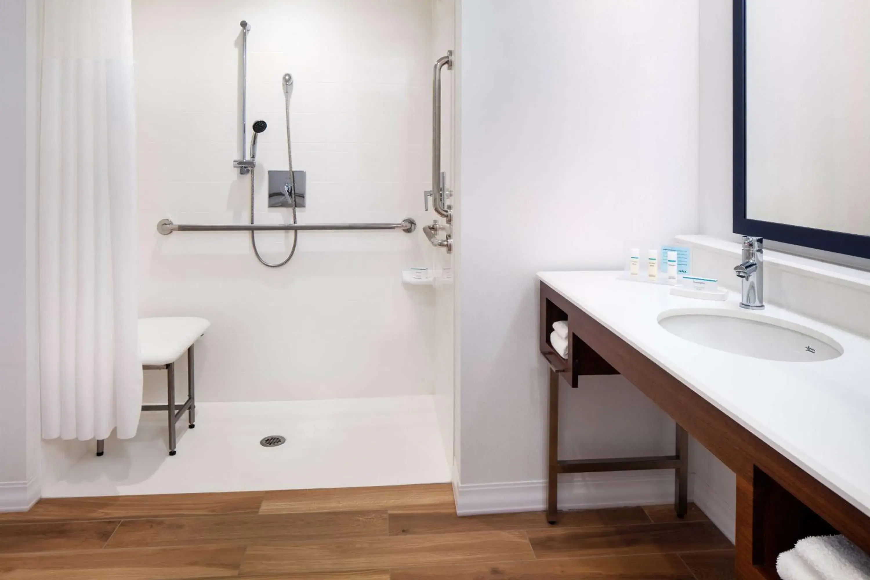 Bathroom in Hampton Inn Boston Seaport District Bathroom in Hampton Inn Boston Seaport District