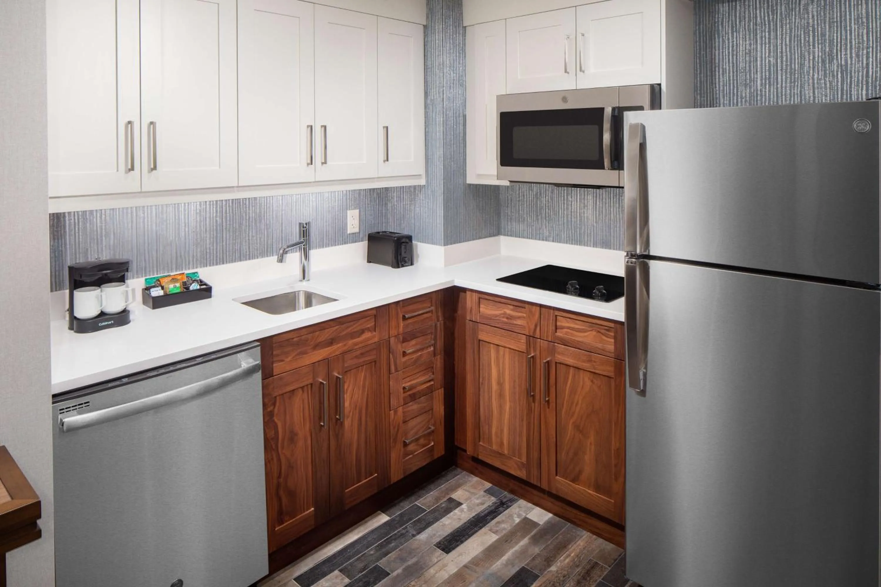 Kitchen or kitchenette in Homewood Suites by Hilton Boston Seaport District