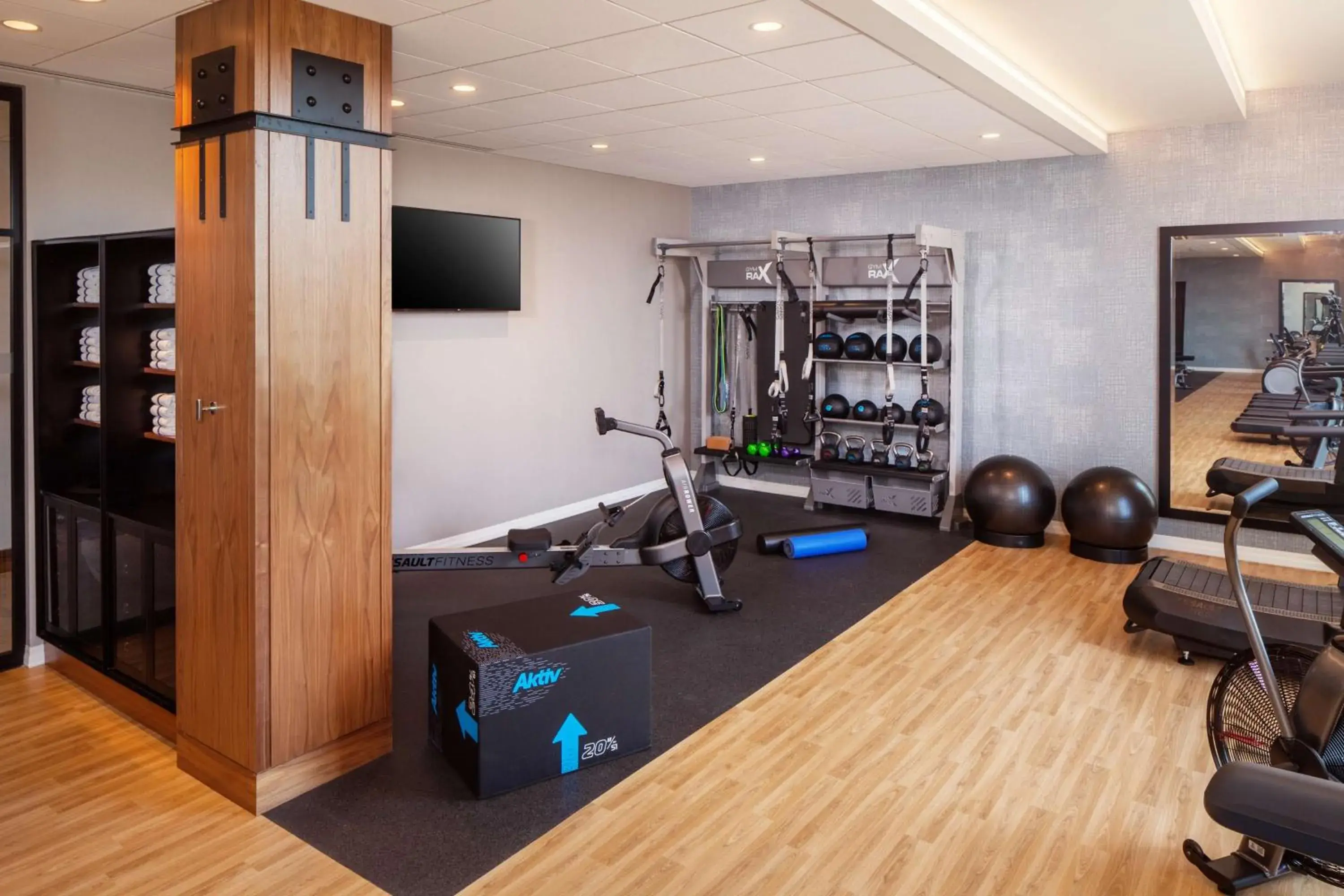 Fitness centre/facilities in Homewood Suites by Hilton Boston Seaport District Fitness centre/facilities in Homewood Suites by Hilton Boston Seaport District
