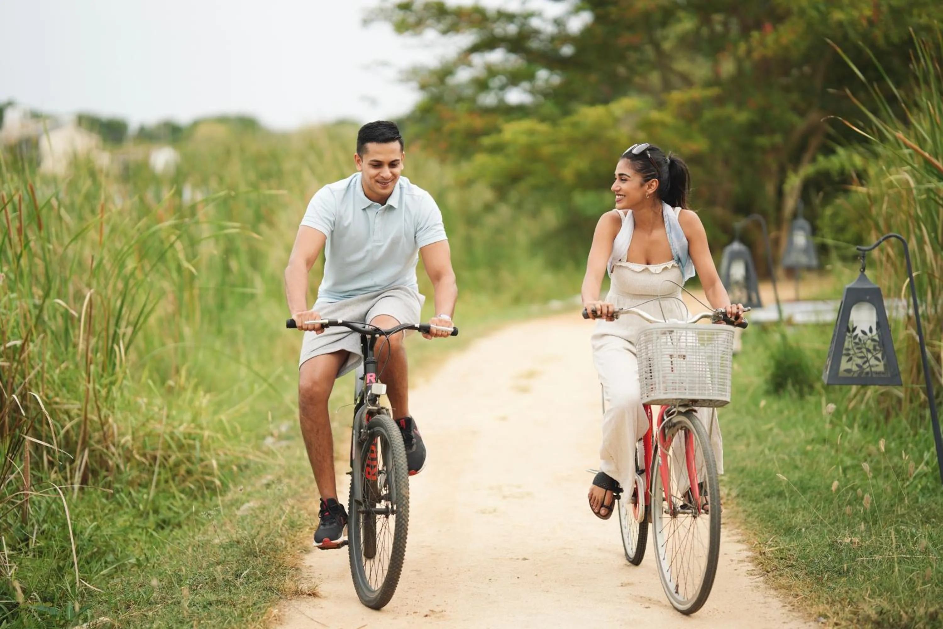 Cycling in DoubleTree by Hilton Weerawila Rajawarna Resort