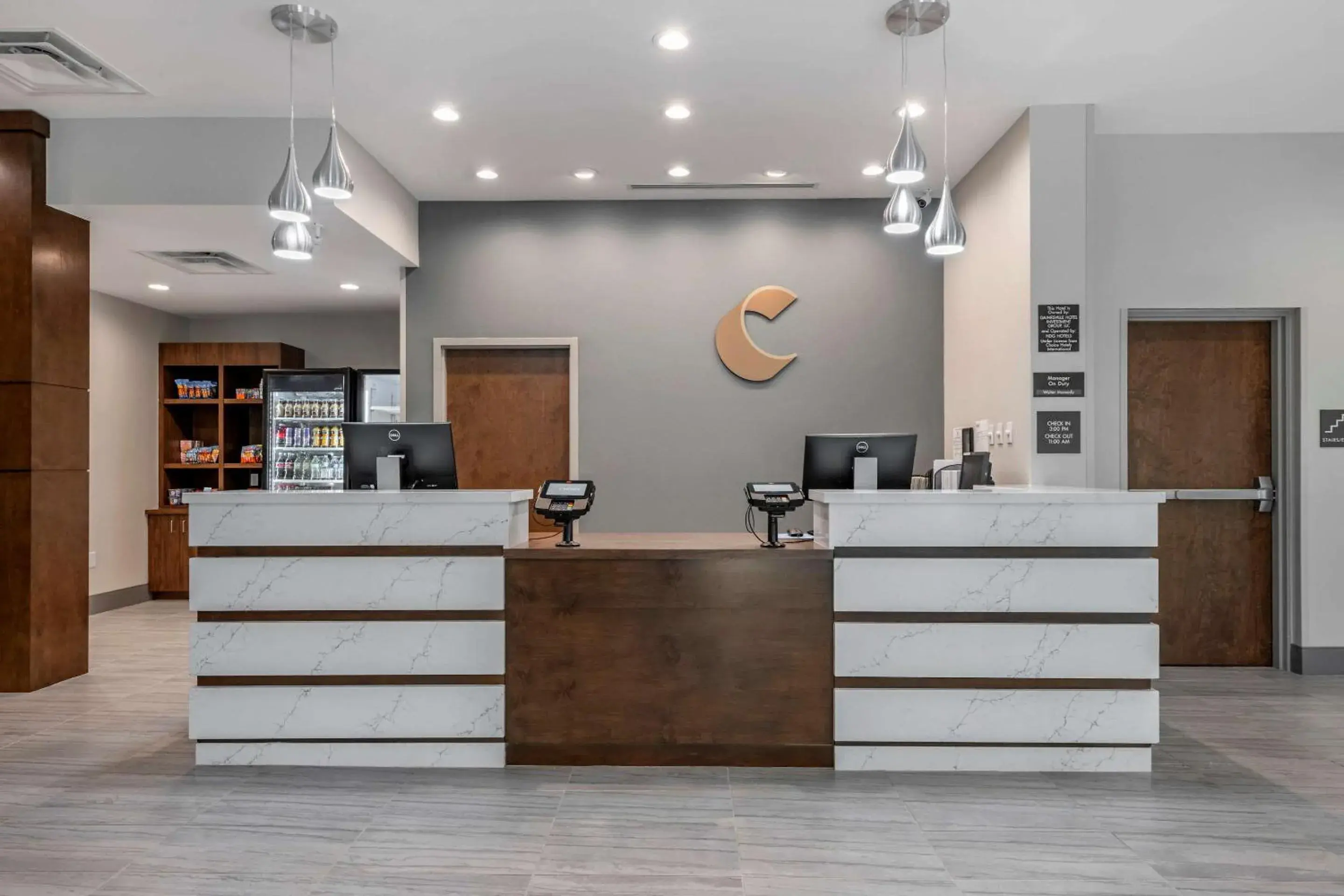 Lobby or reception in Comfort Suites Gainesville Near University Lobby or reception in Comfort Suites Gainesville Near University