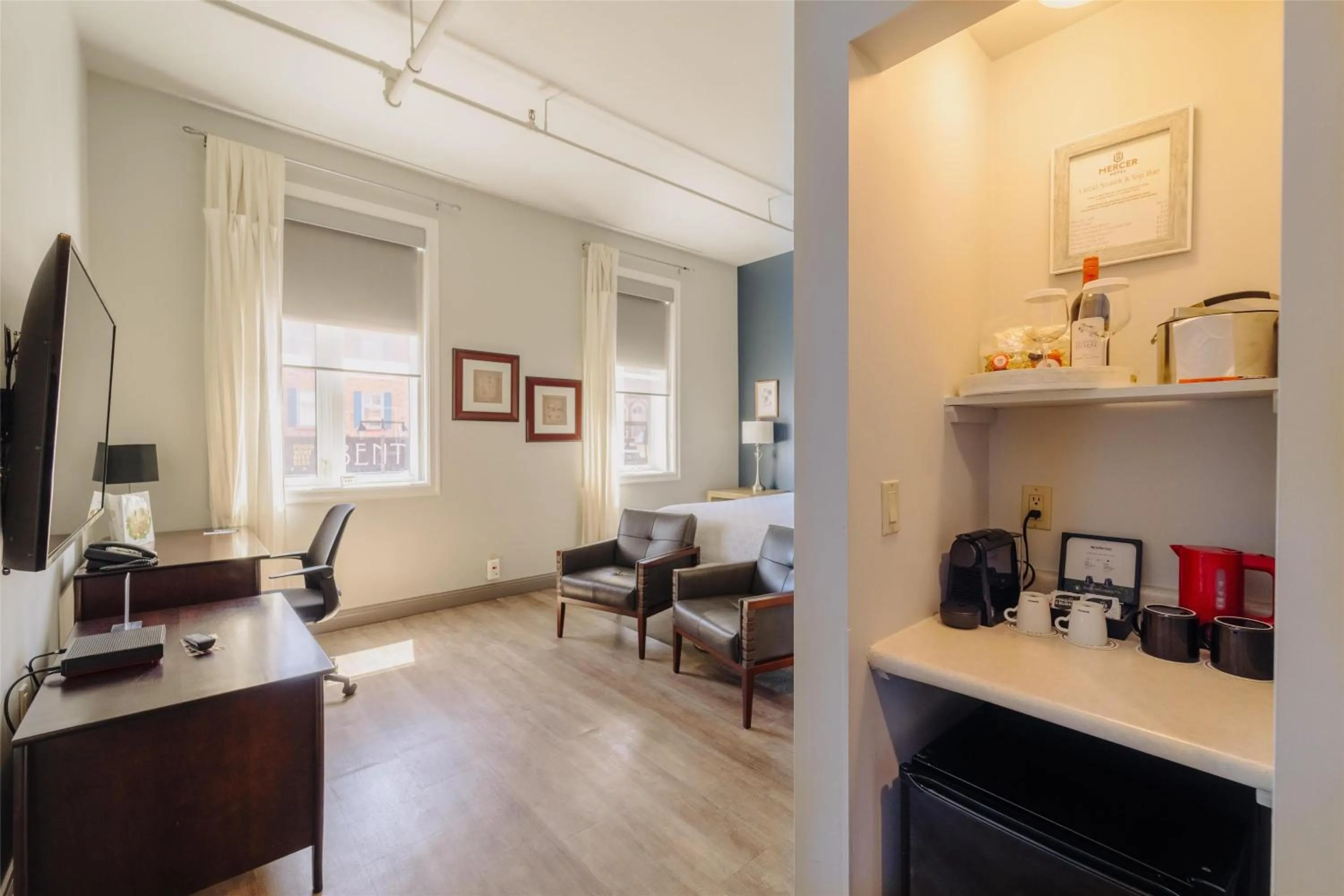 Bedroom in Mercer Hotel Downtown; BW Premier Collection