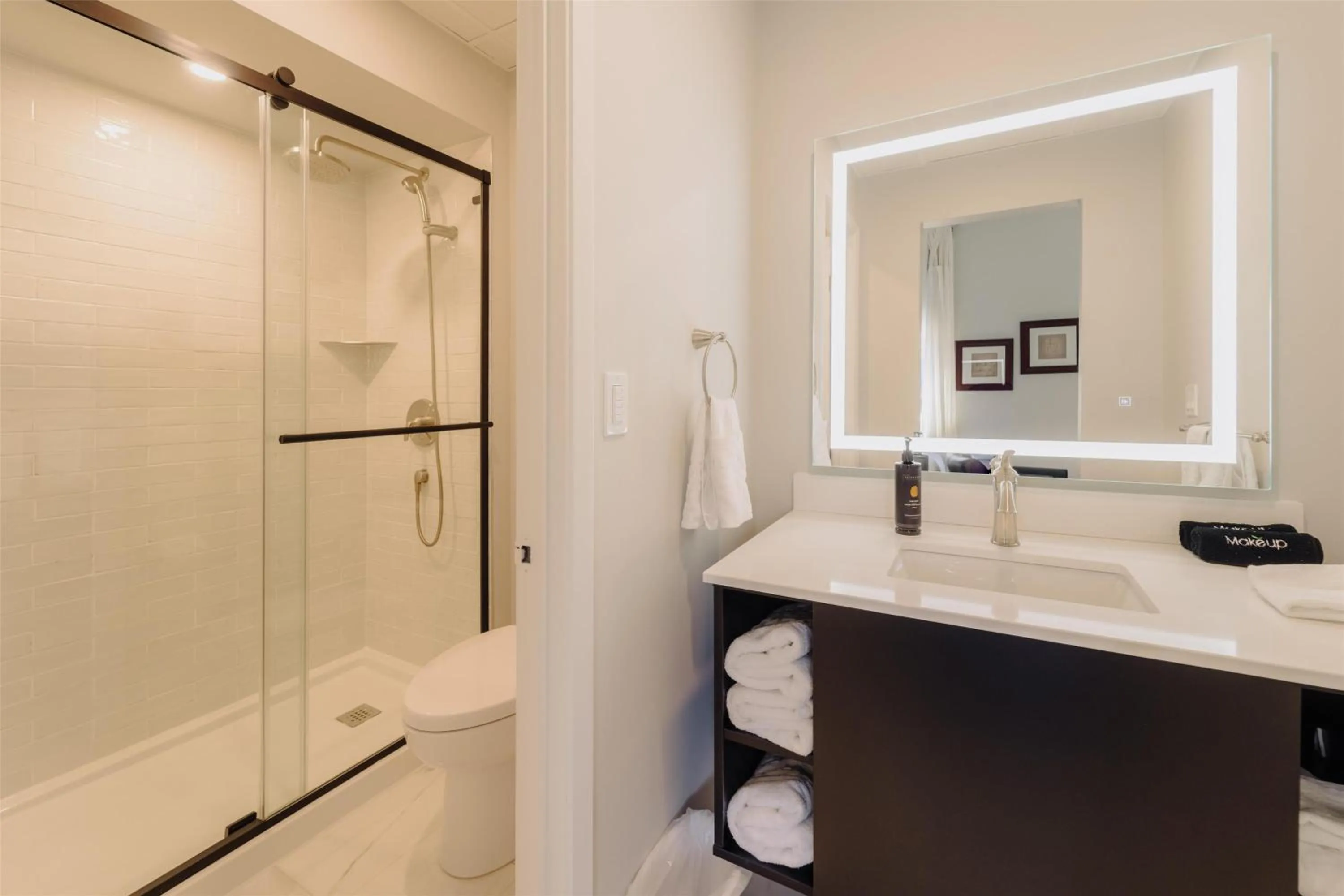 Bathroom in Mercer Hotel Downtown; BW Premier Collection